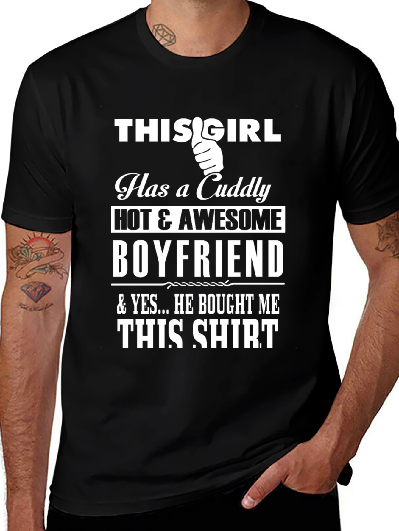 Variant 16 of Funny Boyfriend T-Shirt Gift for Her