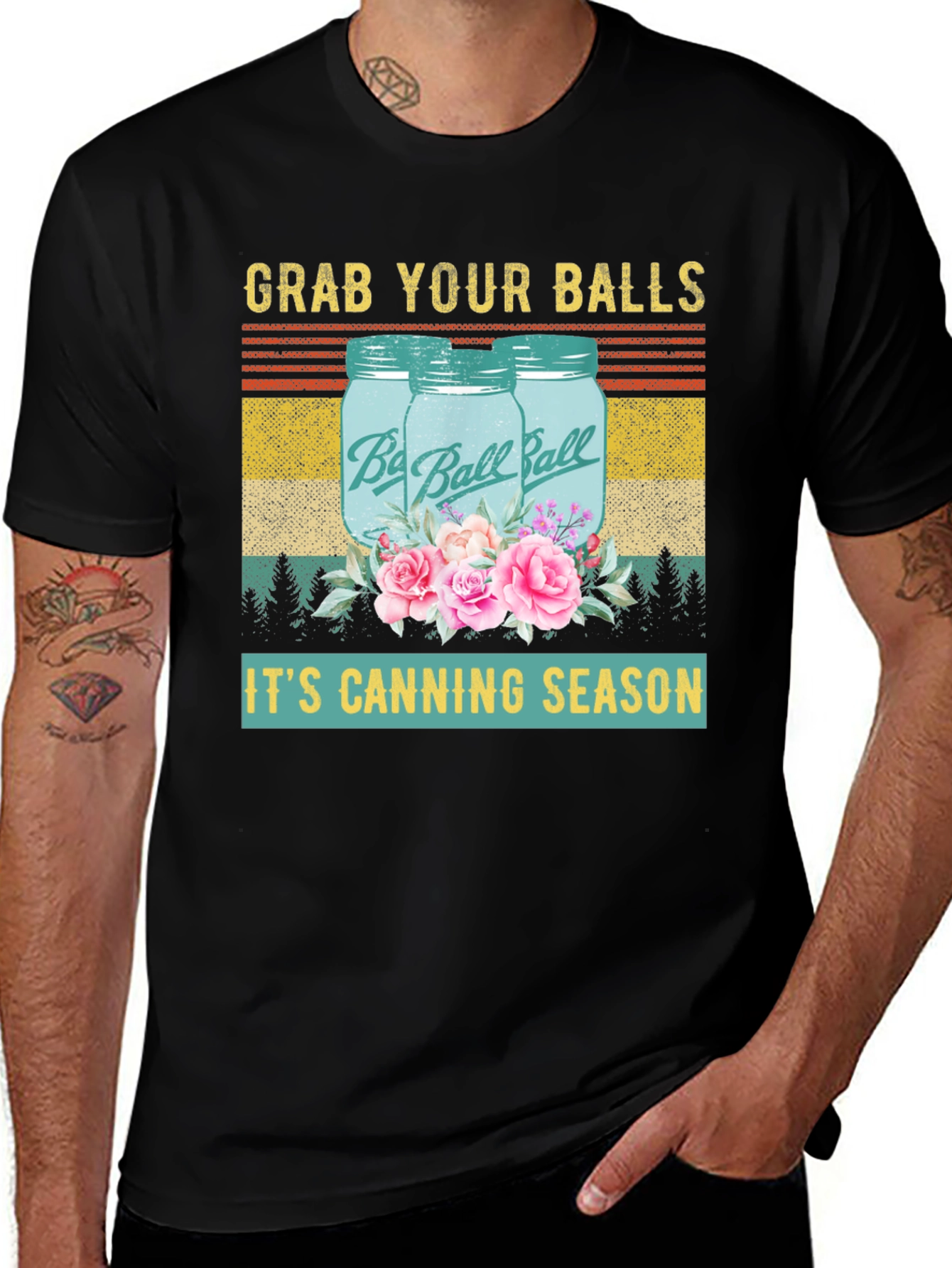 Variant 21 of Grab Your Balls It's Canning Season Graphic T-Shirt