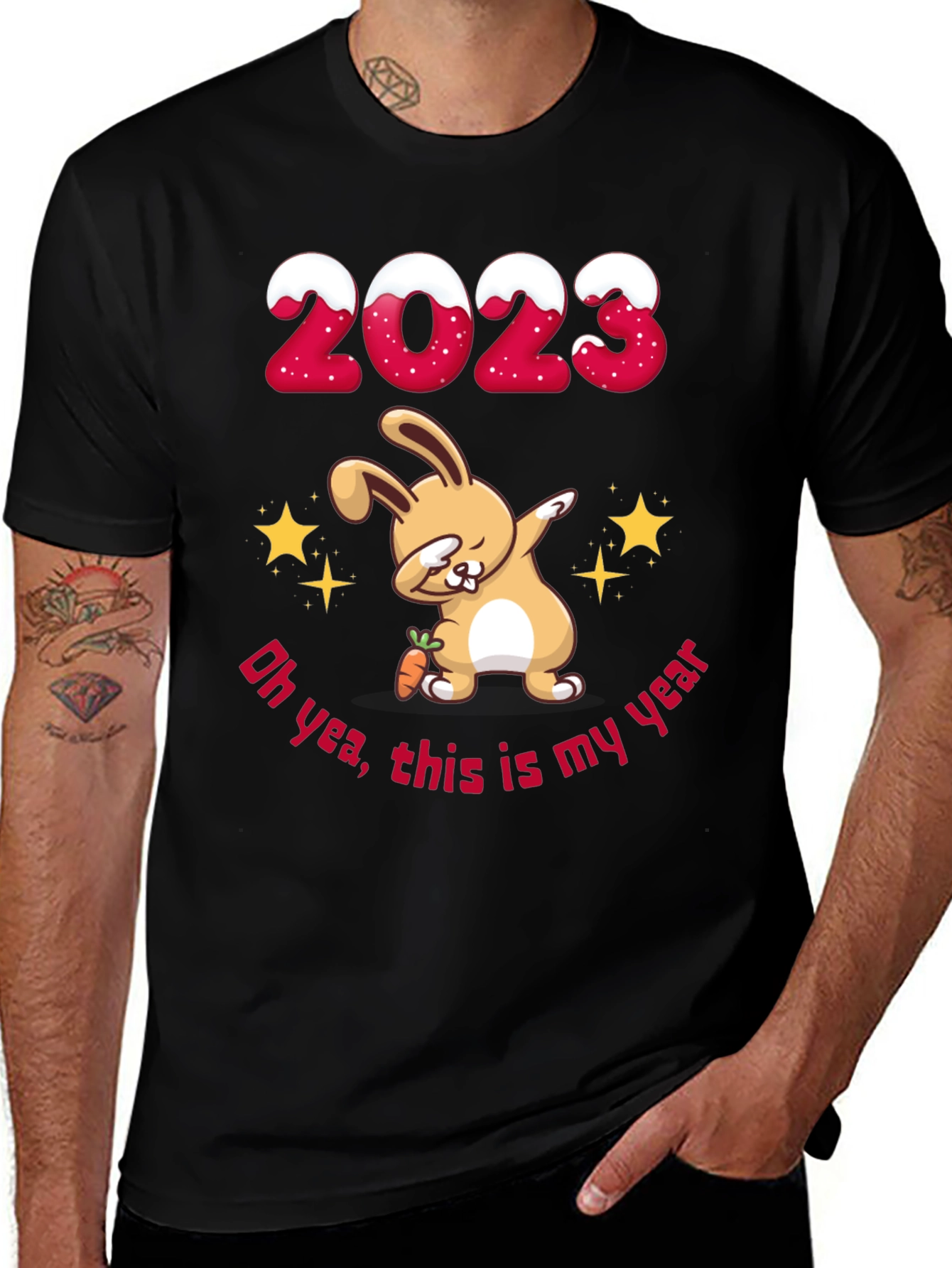 Variant 18 of Year of the Rabbit 2023 Graphic T-Shirt