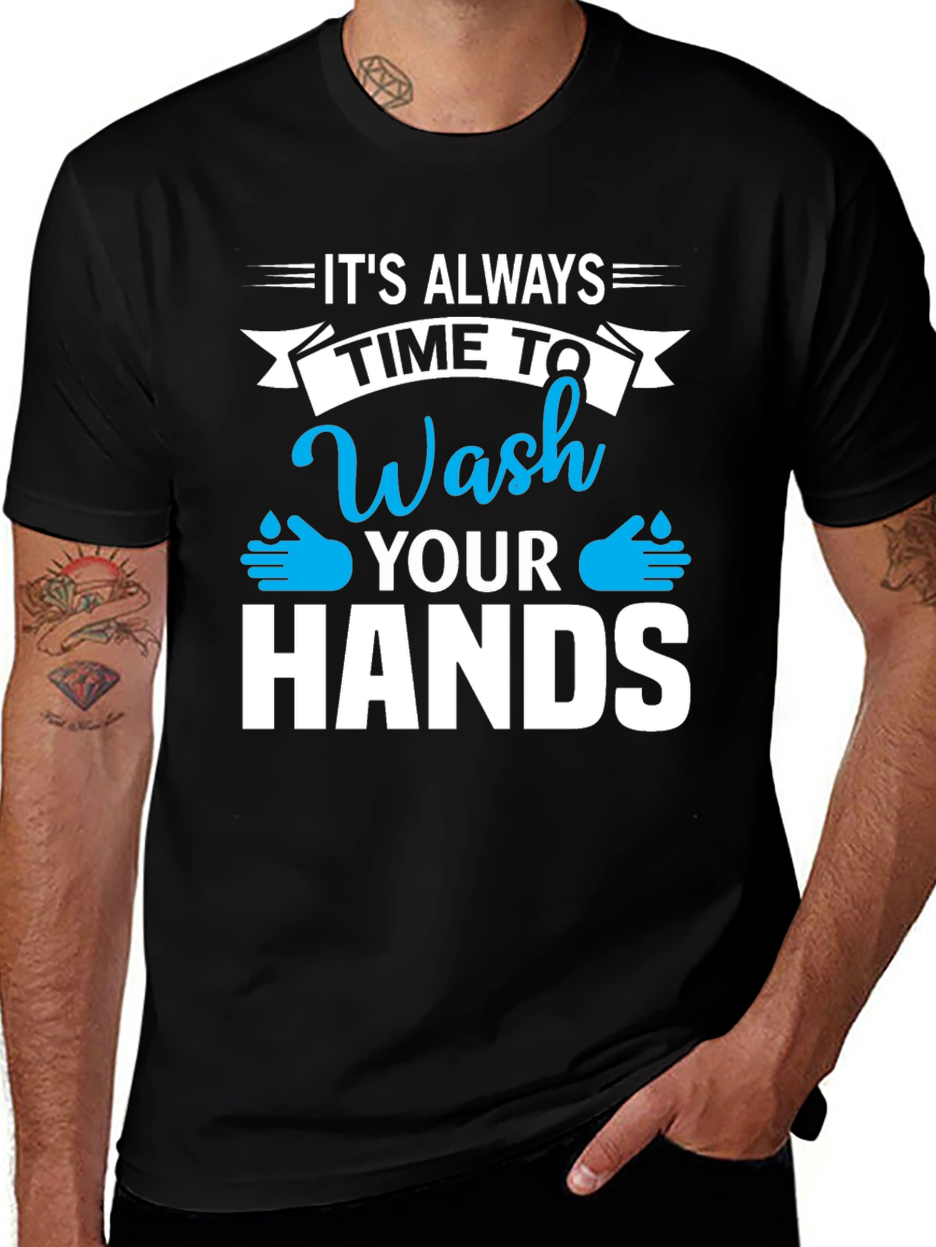 Variant 5 of Wash Your Hands T-Shirt