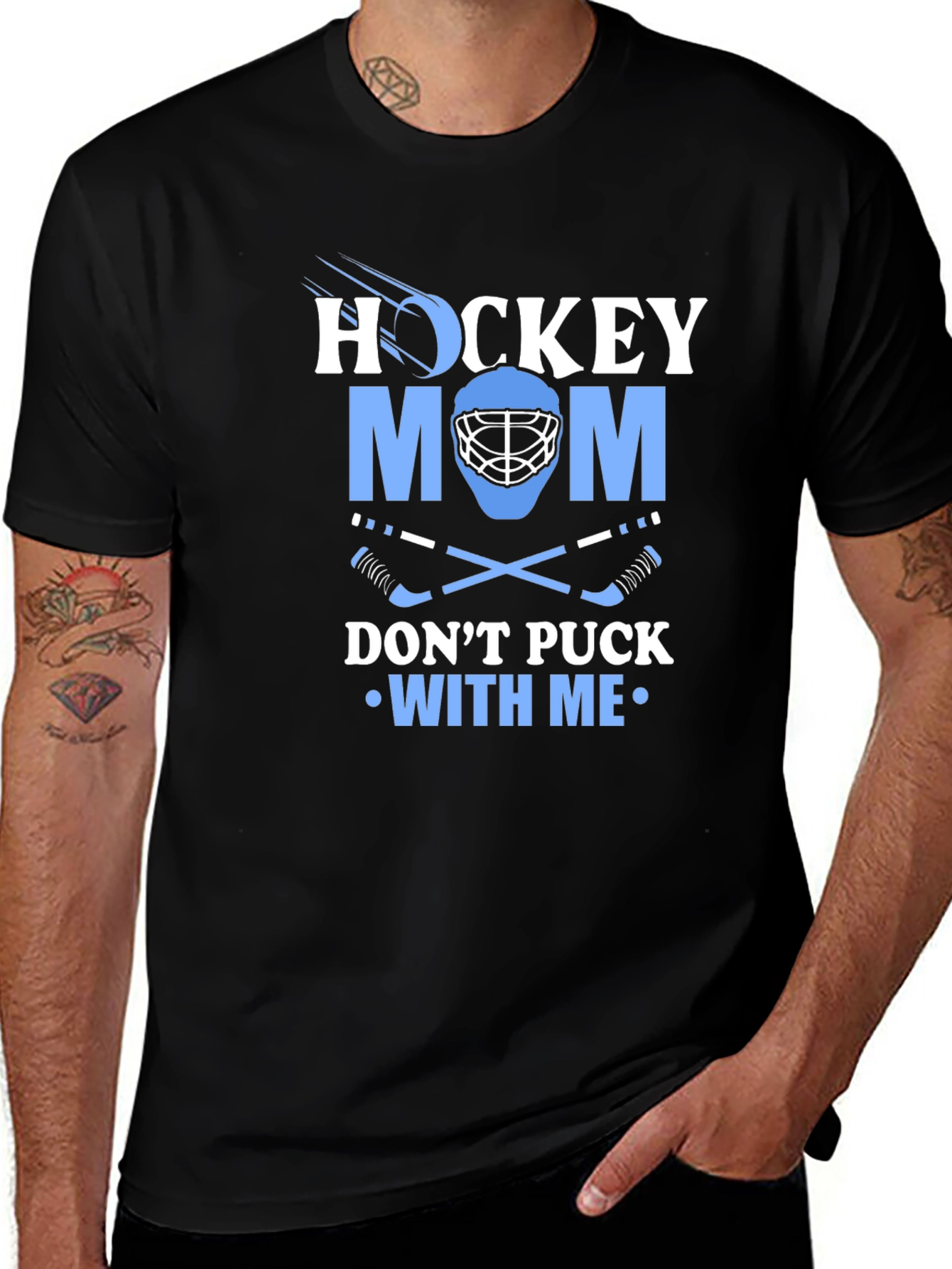 Variant 18 of Hockey Mom T-Shirt: Don't Puck With Me!