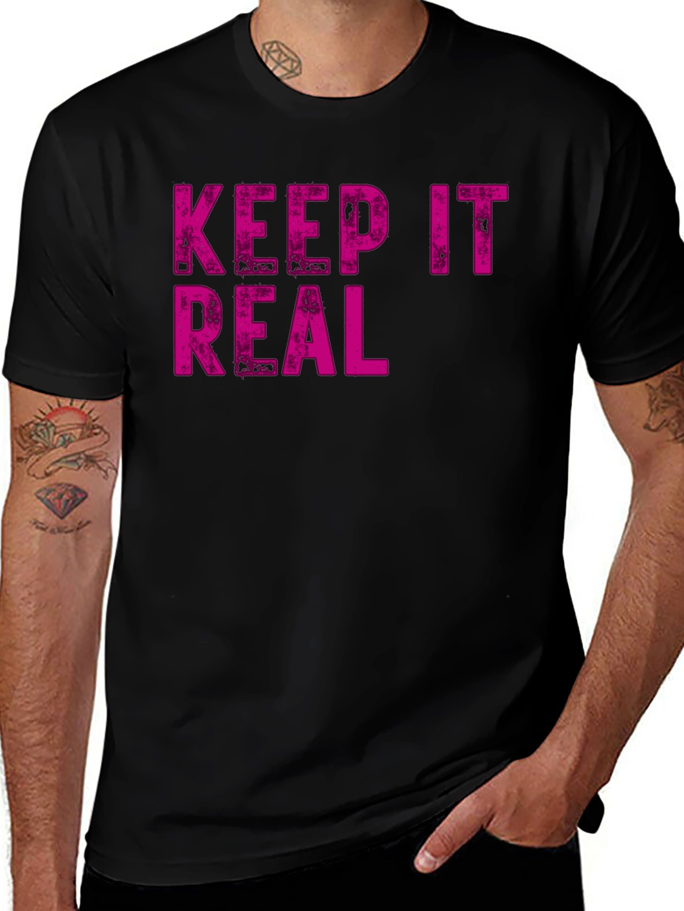 Variant 3 of Keep It Real Graphic Tee