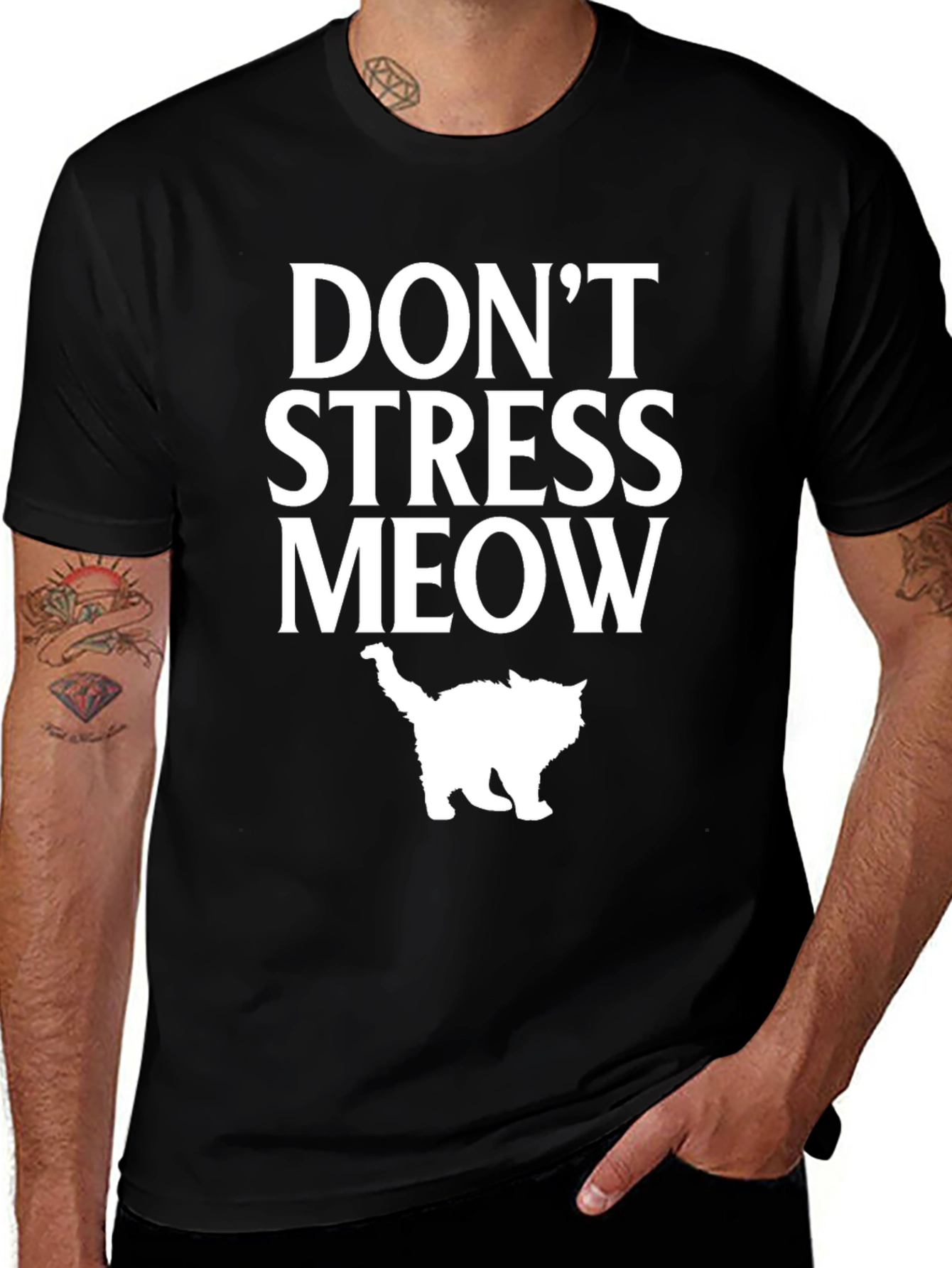 Variant 26 of Don't Stress Meow Cat T-Shirt