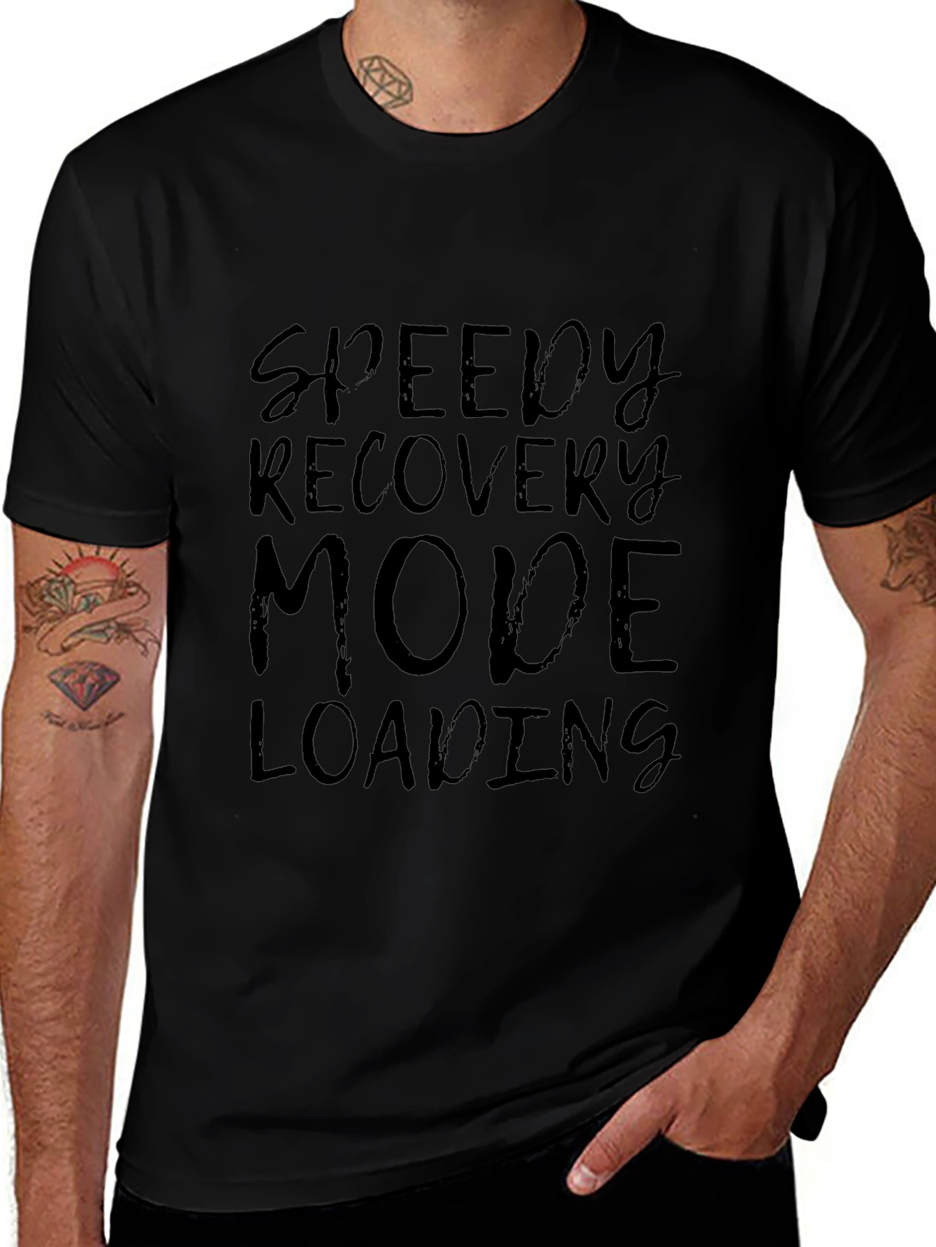 Variant 27 of Speedy Recovery Mode Loading T-Shirt