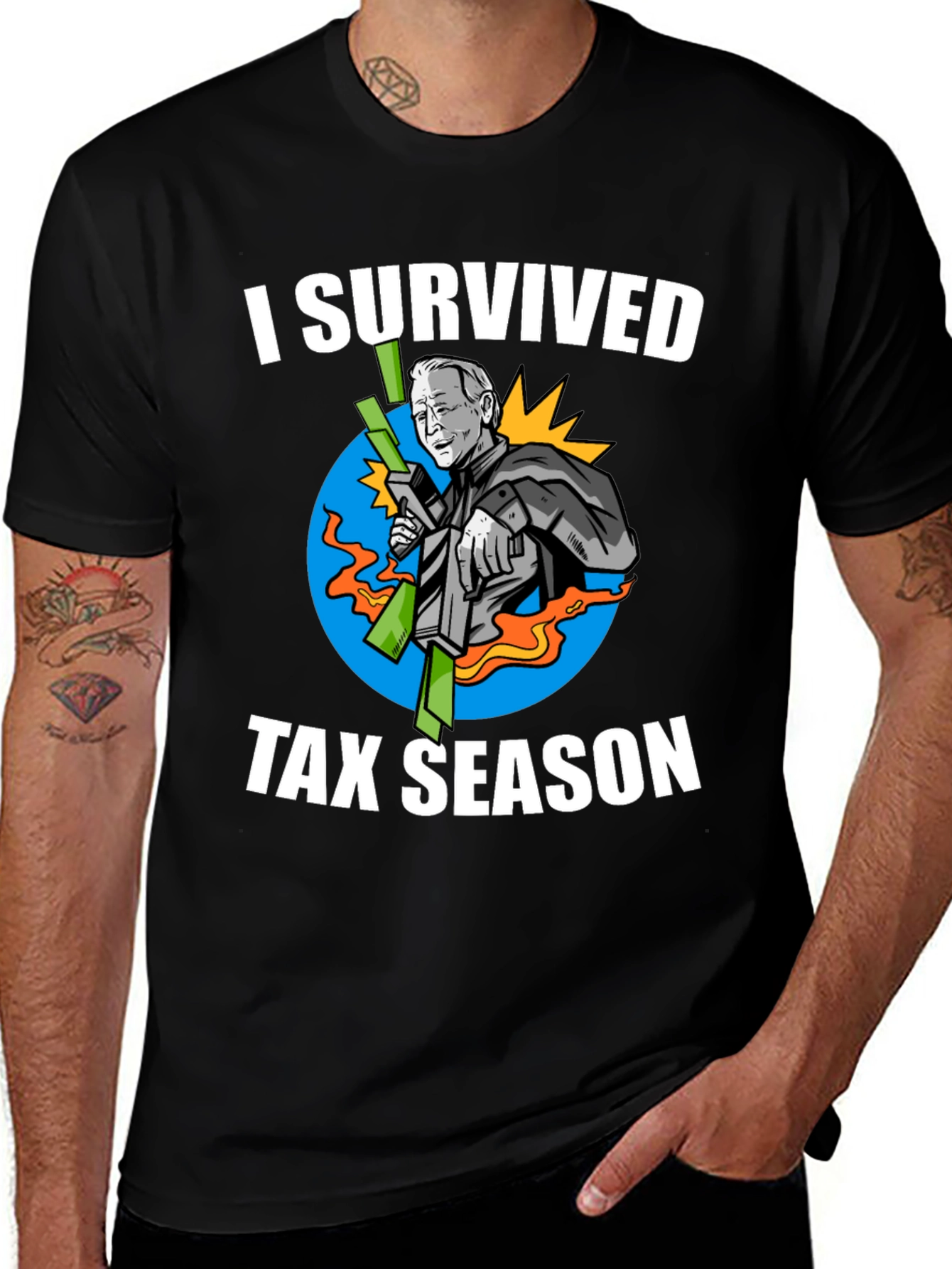 Variant 14 of I Survived Tax Season T-Shirt