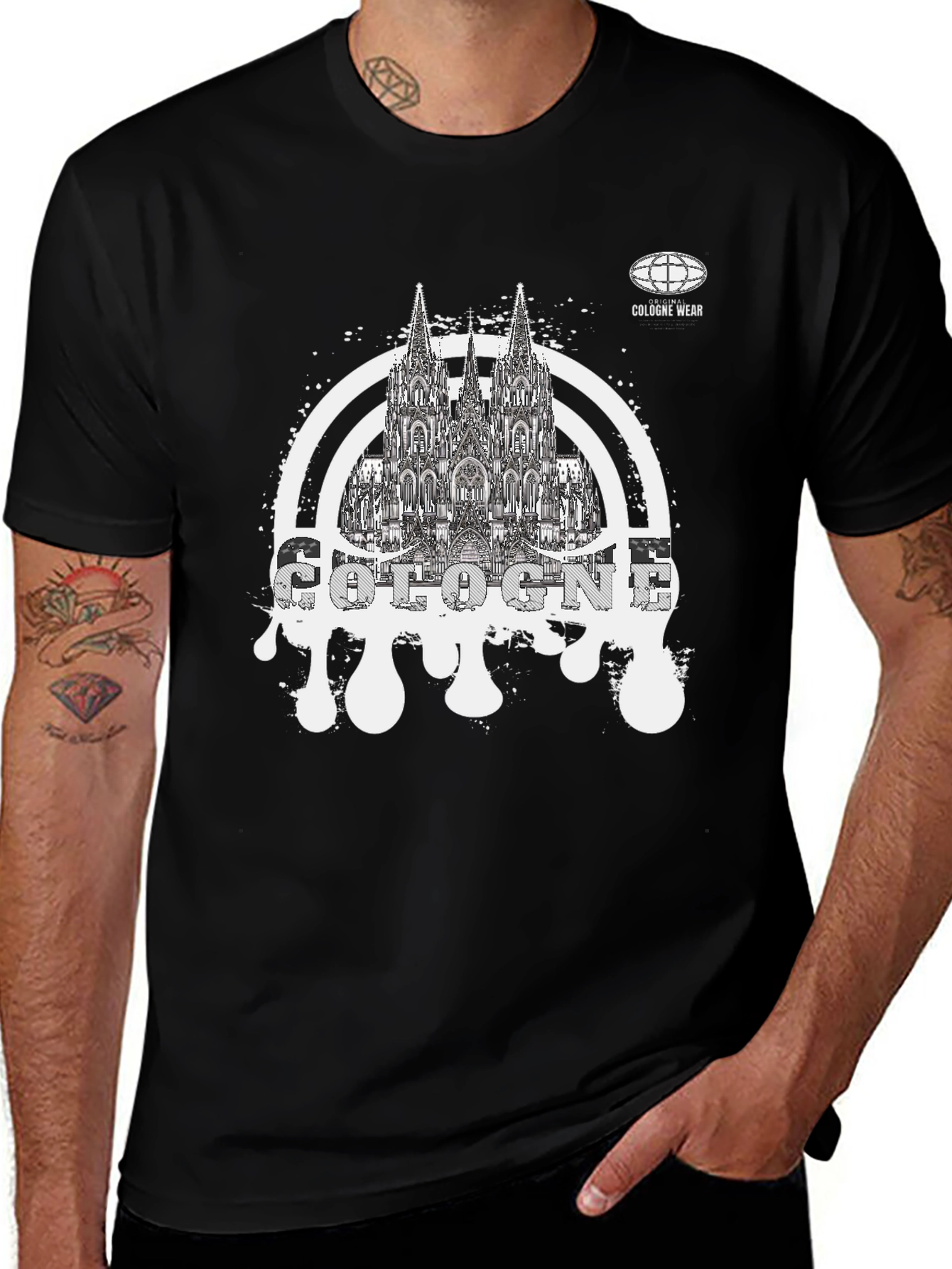 Cologne Germany Cathedral Graphic T-Shirt