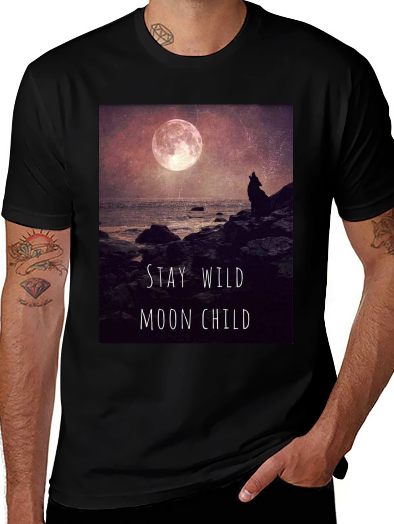 Stay Wild Moon Child Graphic T-Shirt