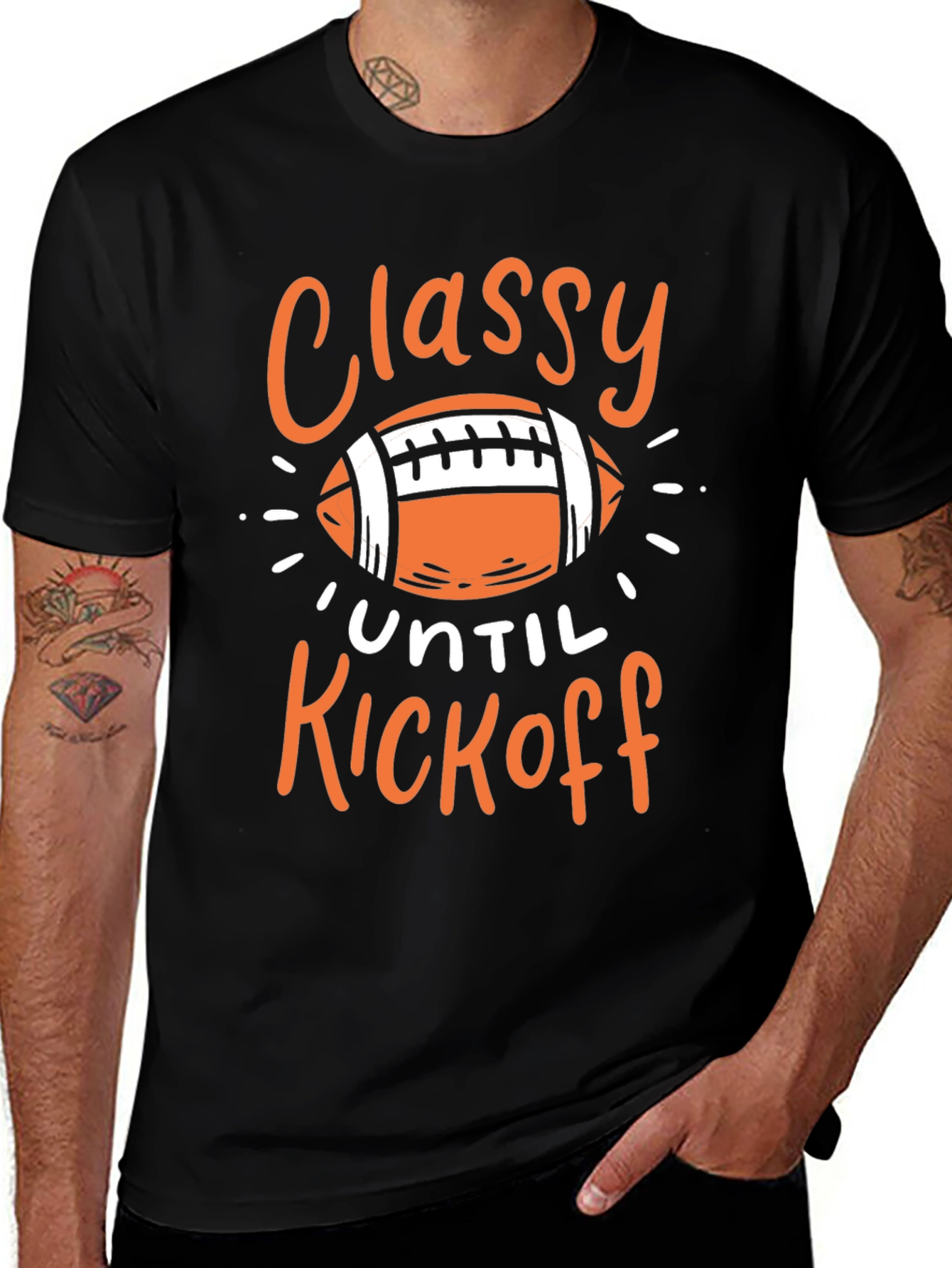 Variant 20 of Classy Until Kickoff Graphic Tee