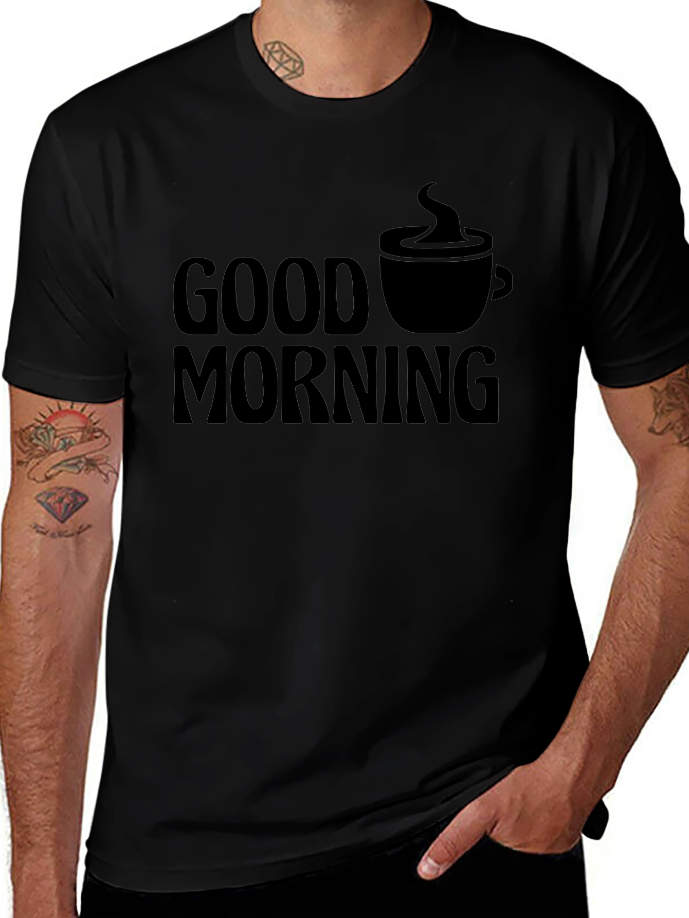 Good Morning Coffee Graphic Tee - Unisex