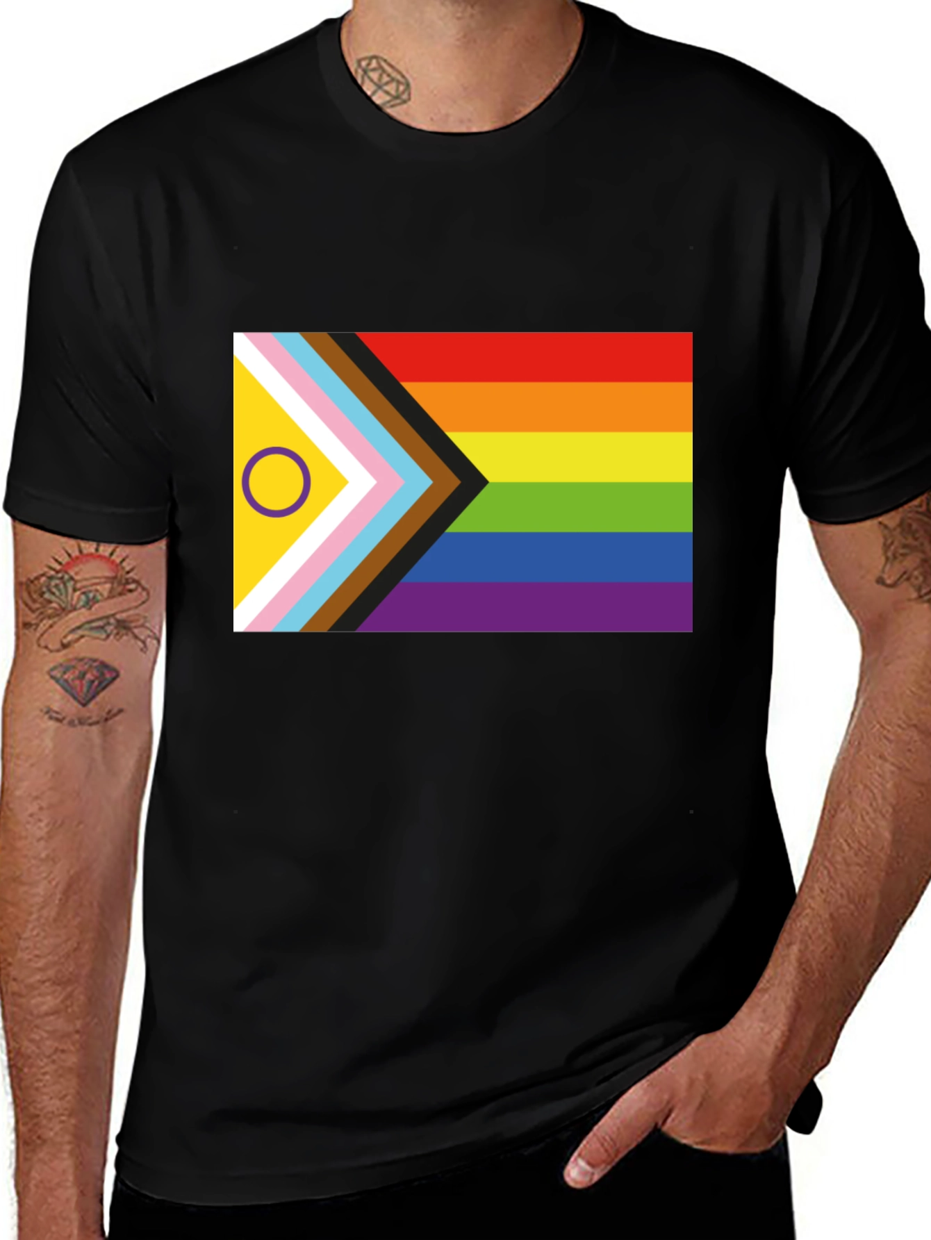 Variant 11 of Inclusive Pride Flag Tee