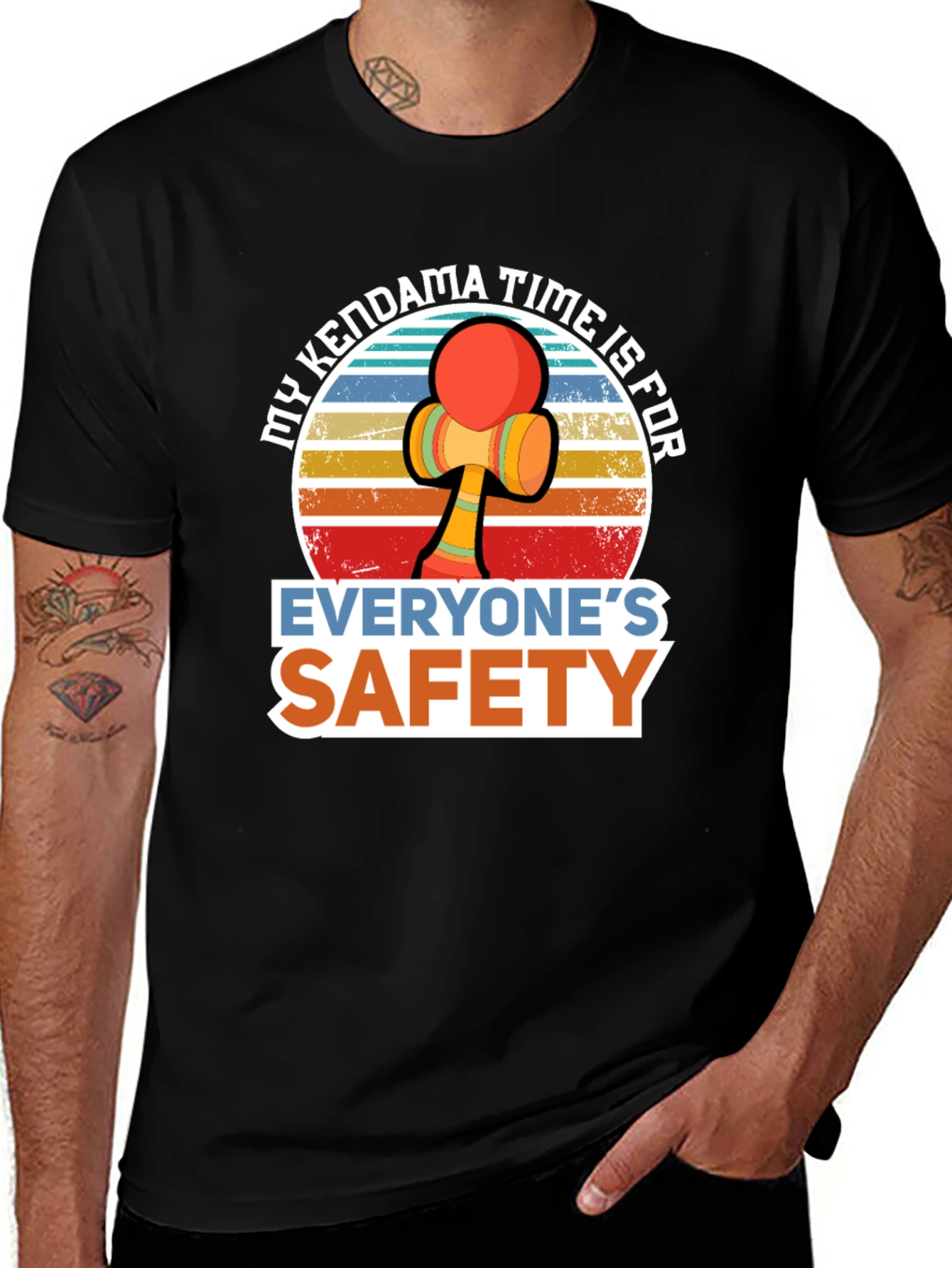 Kendama Time T-Shirt - Everyone's Safety Design