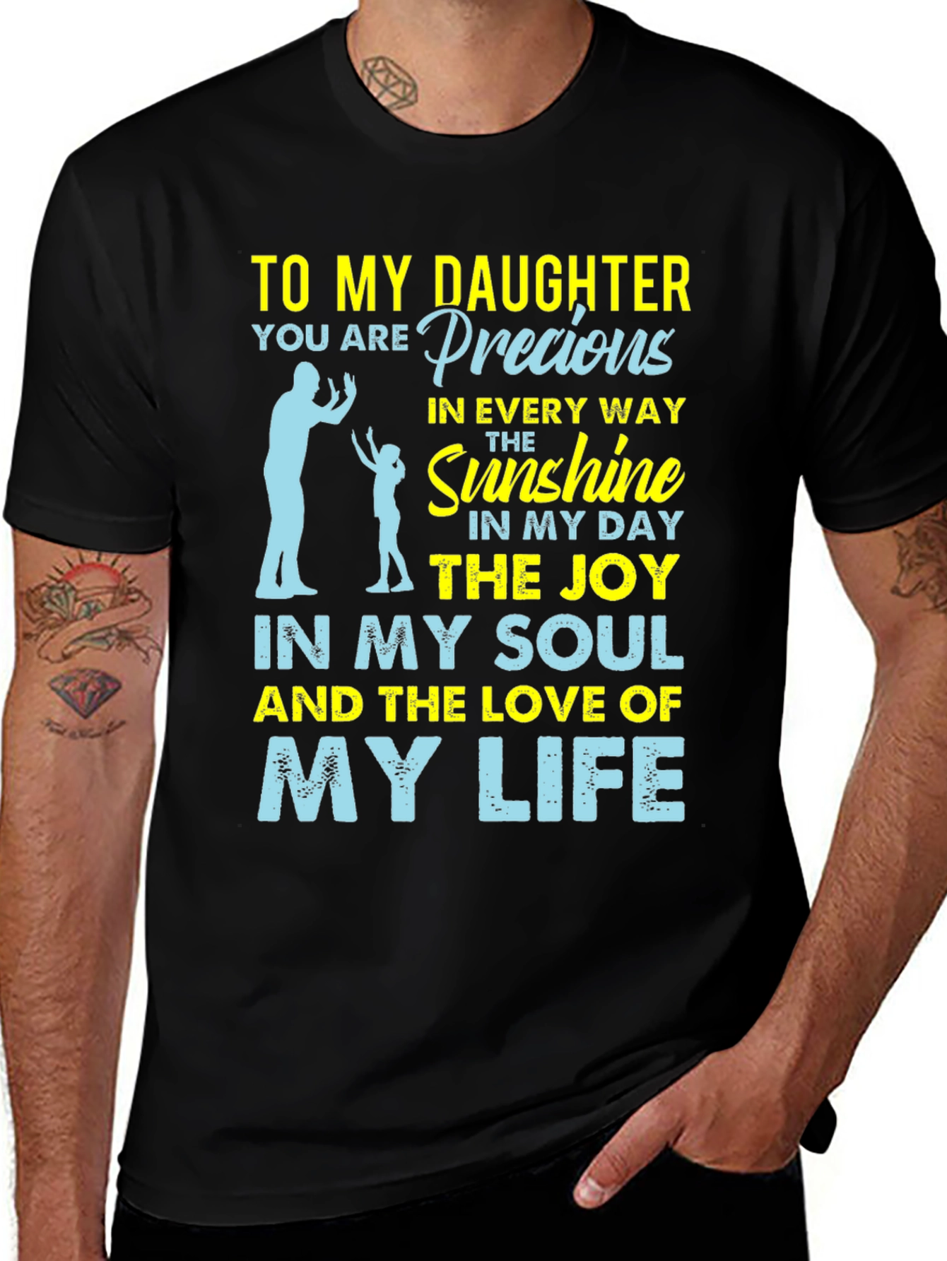 To My Daughter T-Shirt - Father Daughter Gift