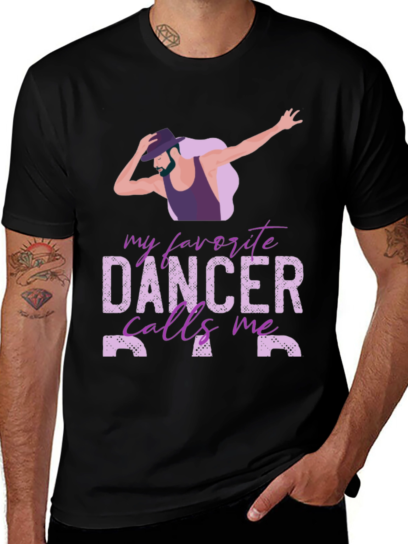 Dancer Dad T-Shirt - My Favorite Dancer Calls Me Dad Tee