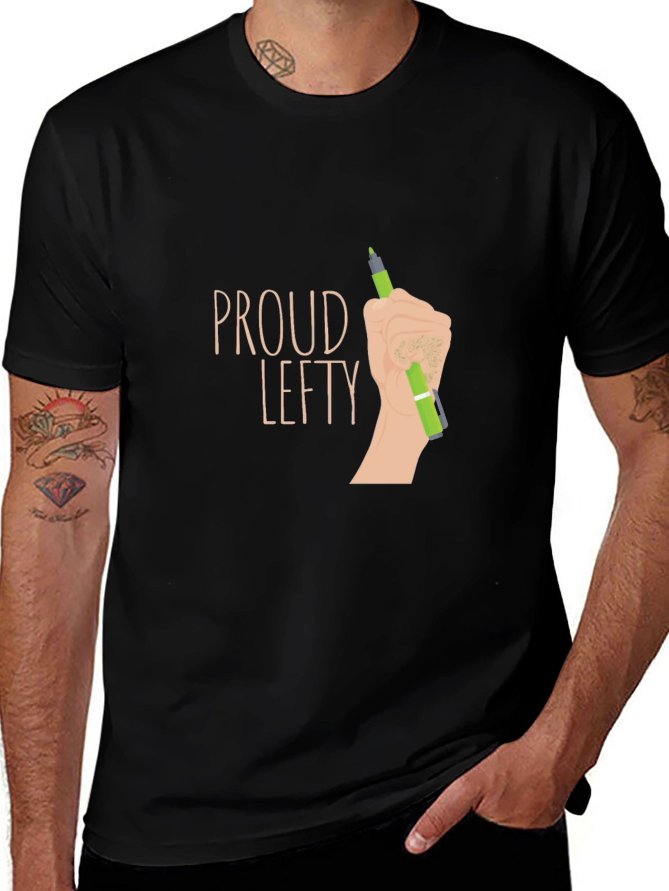Variant 30 of Proud Lefty T-Shirt - Left Handers Apparel