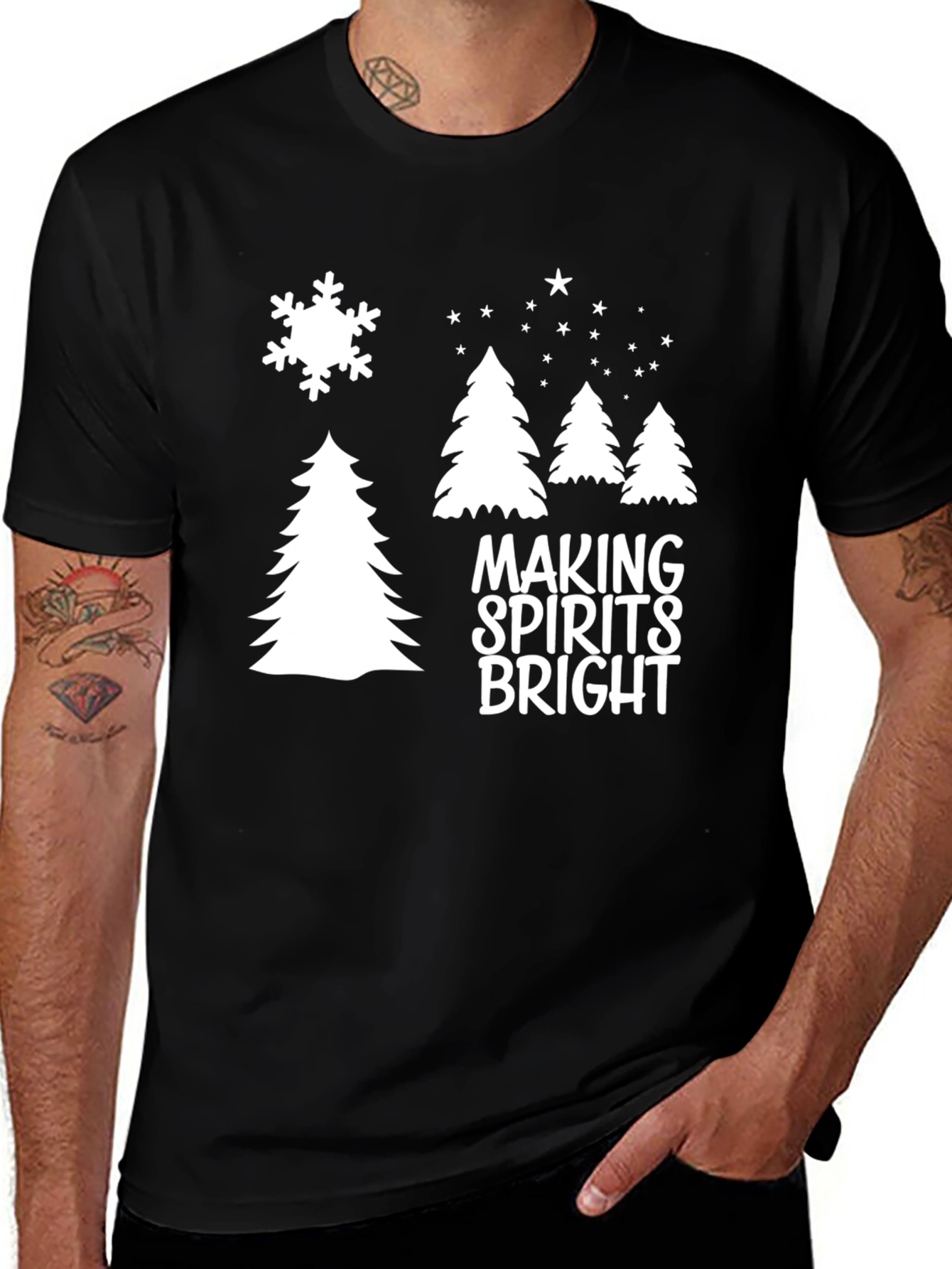 Making Spirits Bright Christmas T-Shirt