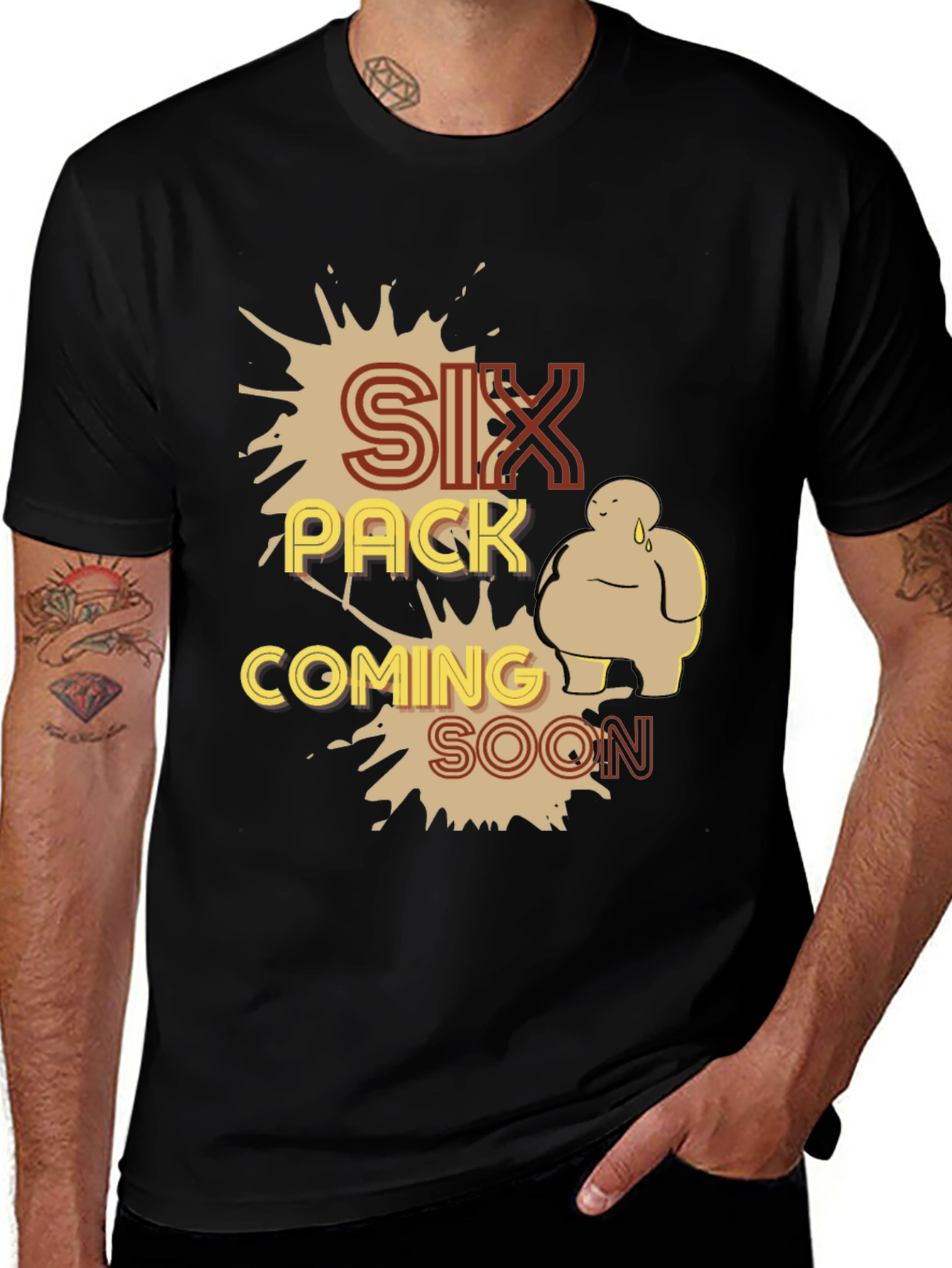 Variant 22 of Six Pack Coming Soon Graphic T-Shirt