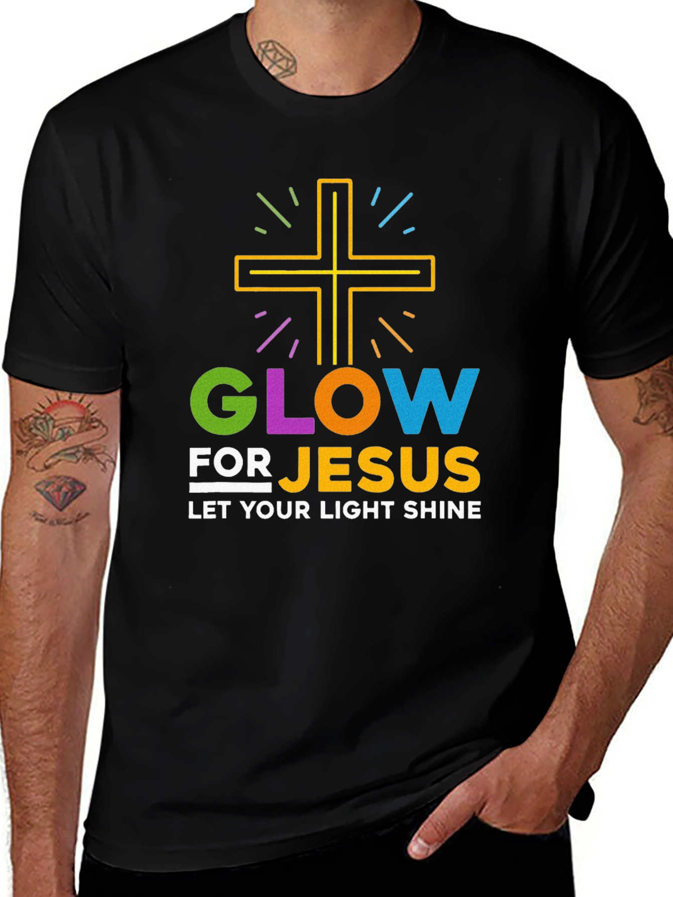 Glow for Jesus Graphic Tee