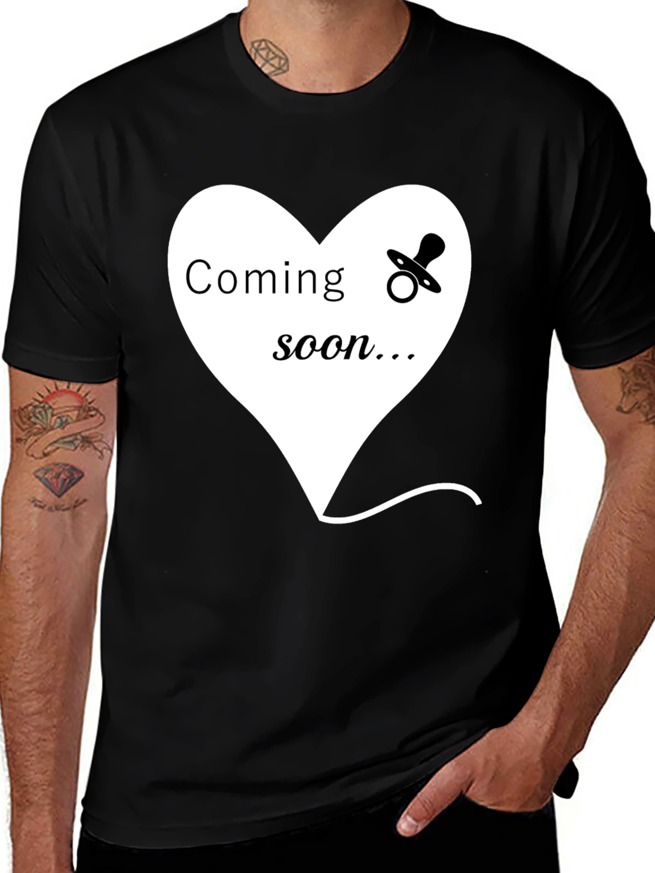 Variant 17 of Coming Soon Pregnancy Announcement T-Shirt