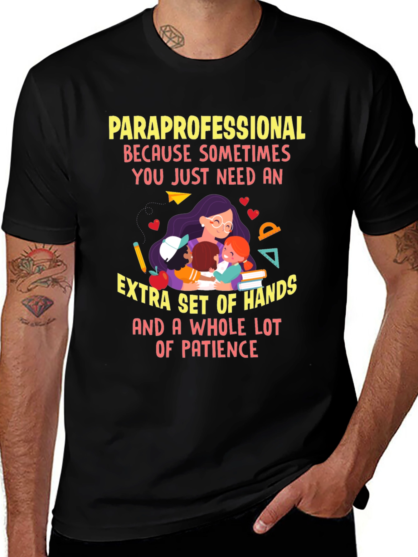 Variant 9 of Paraprofessional Extra Hands T-Shirt