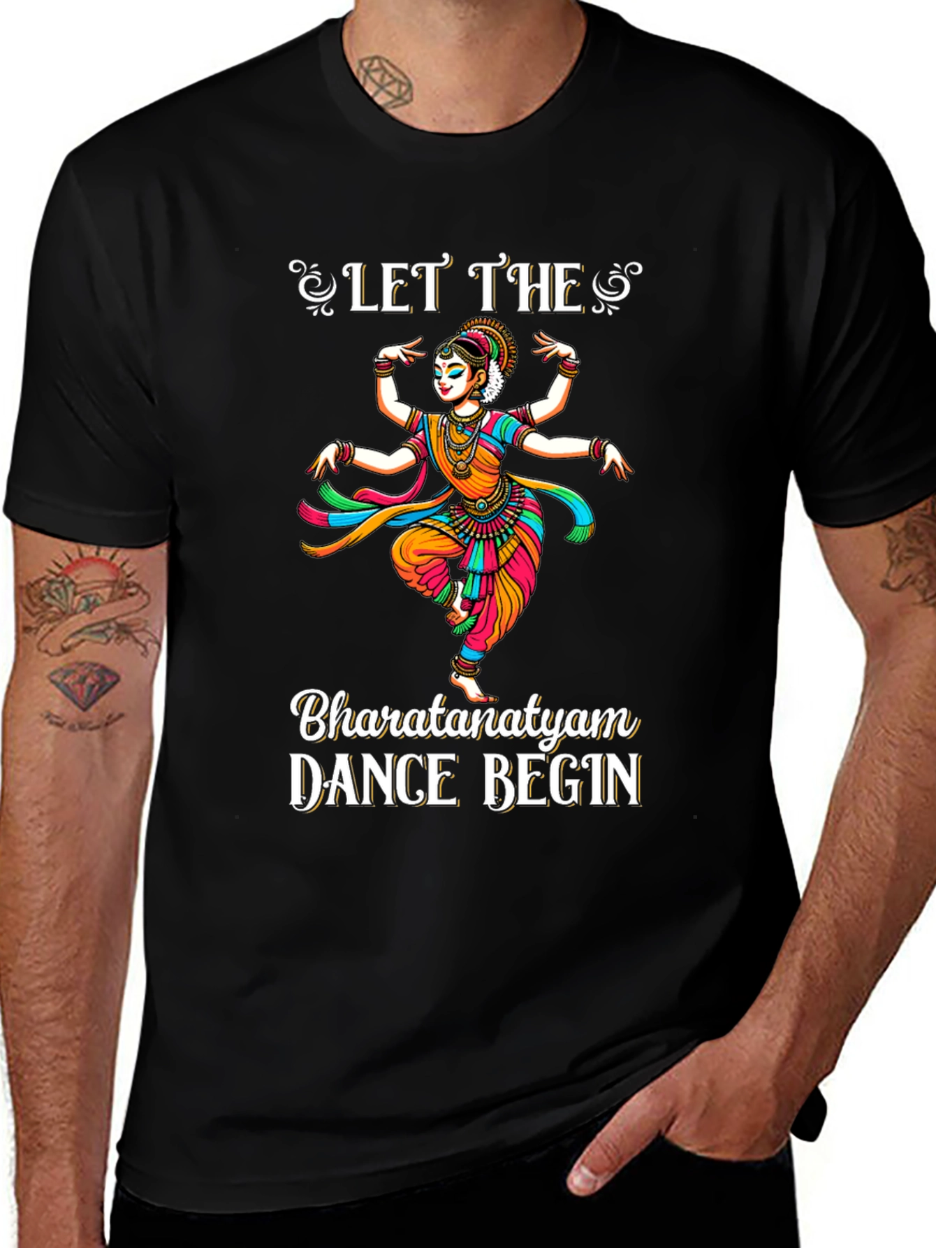 Variant 15 of Bharatanatyam Dance Graphic T-Shirt