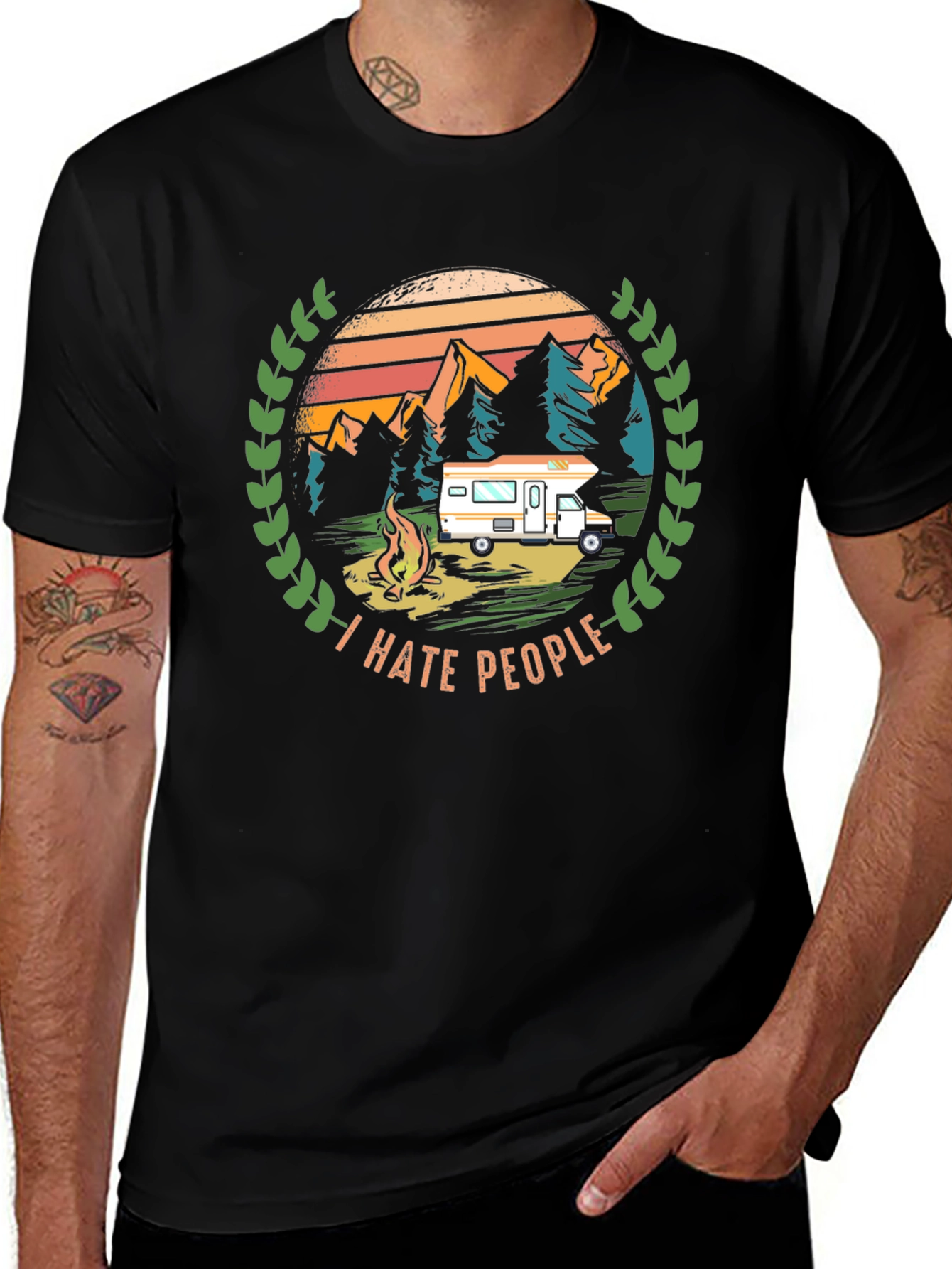 I Hate People Camping T-Shirt