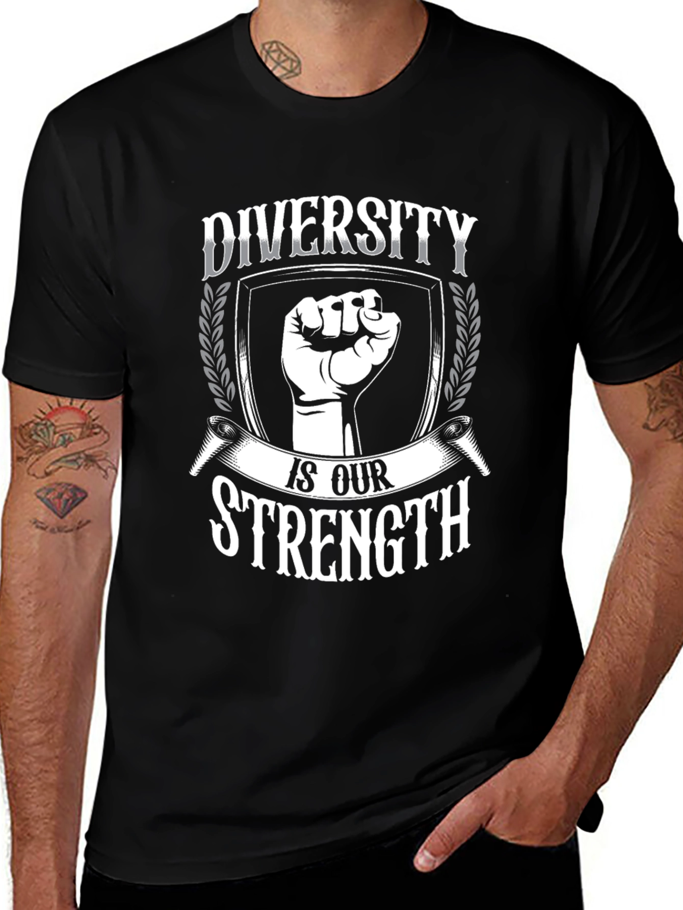 Variant 18 of Diversity is Our Strength Graphic T-Shirt