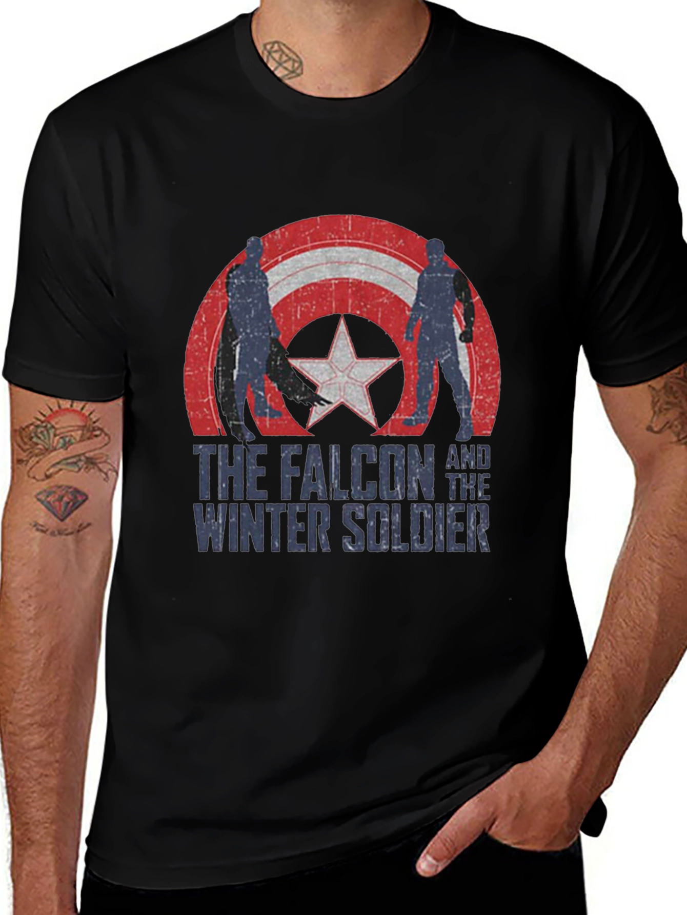 Variant 22 of Falcon and Winter Soldier Men's Graphic Tee