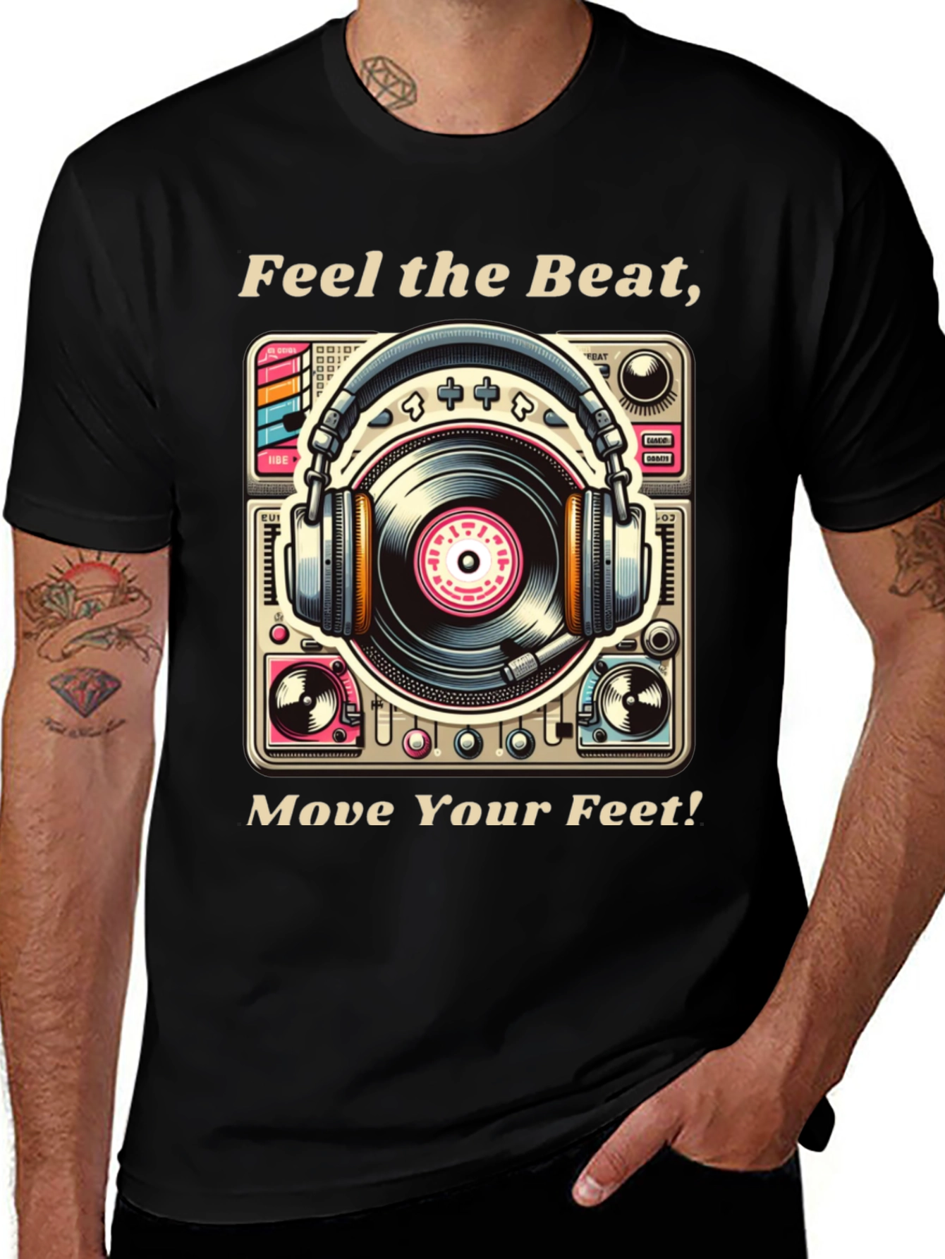 Variant 9 of Feel the Beat Graphic T-Shirt