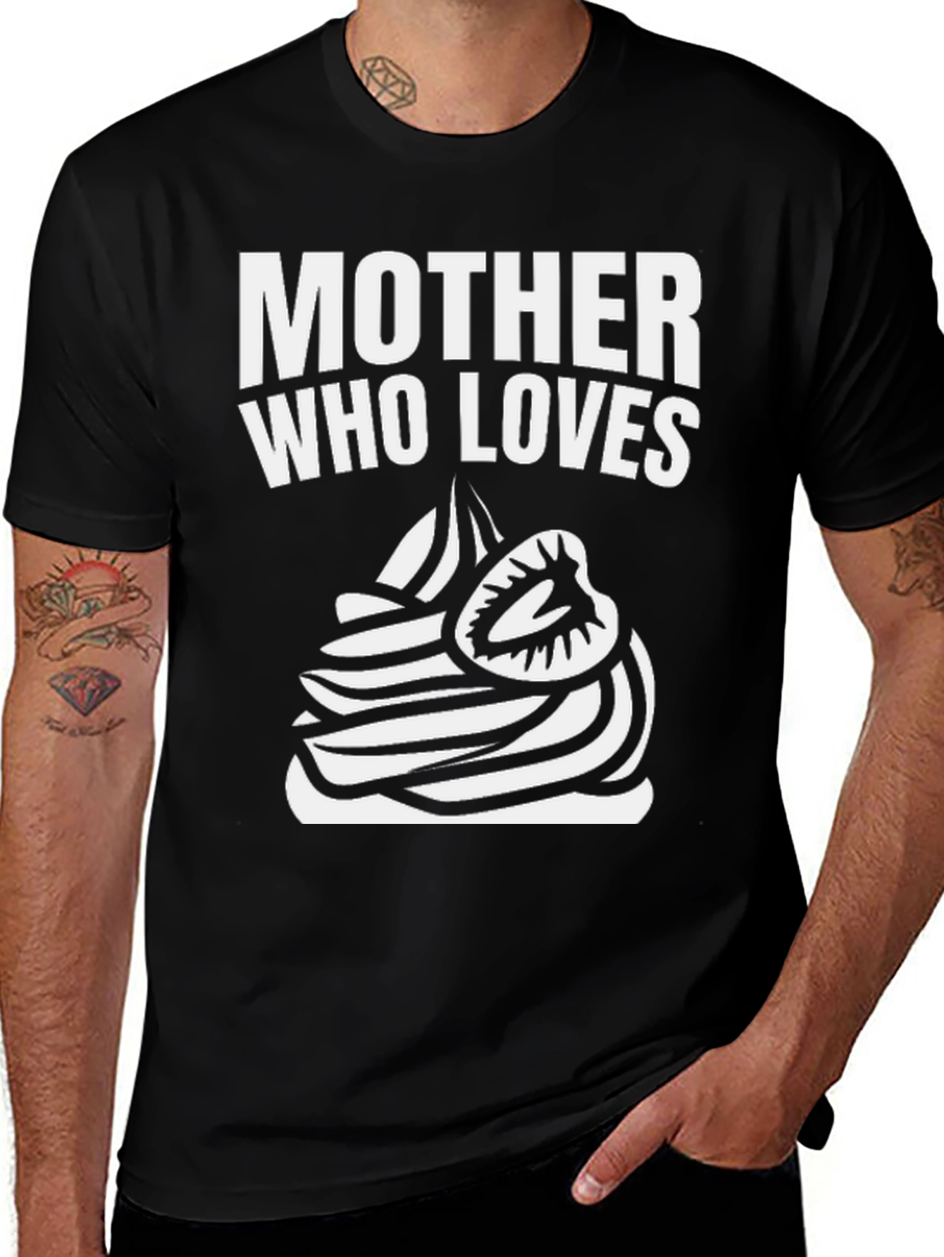 Variant 8 of Mother Who Loves Dessert T-Shirt