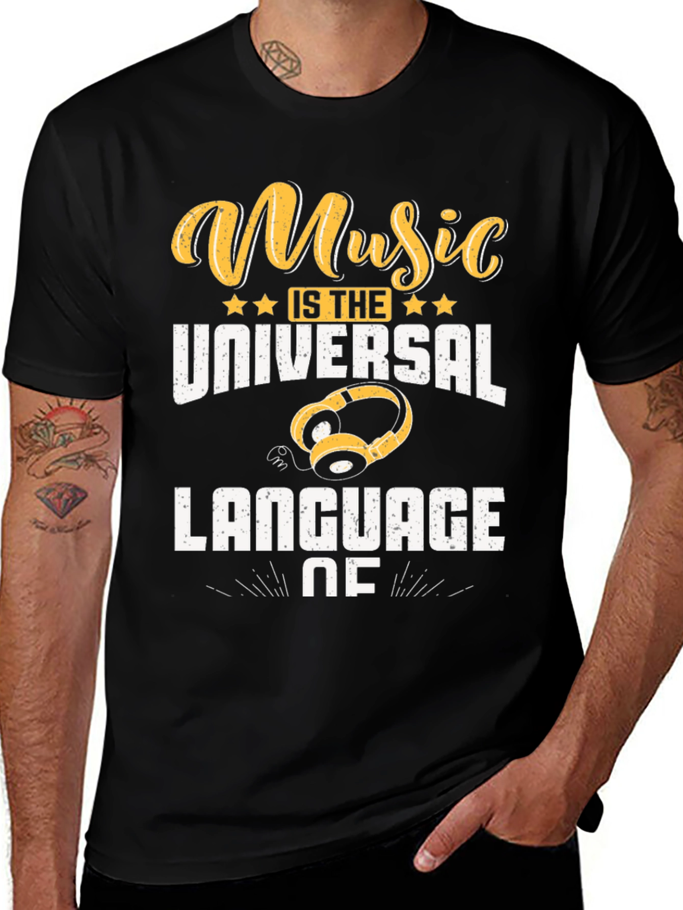 Variant 24 of Music is the Universal Language T-Shirt