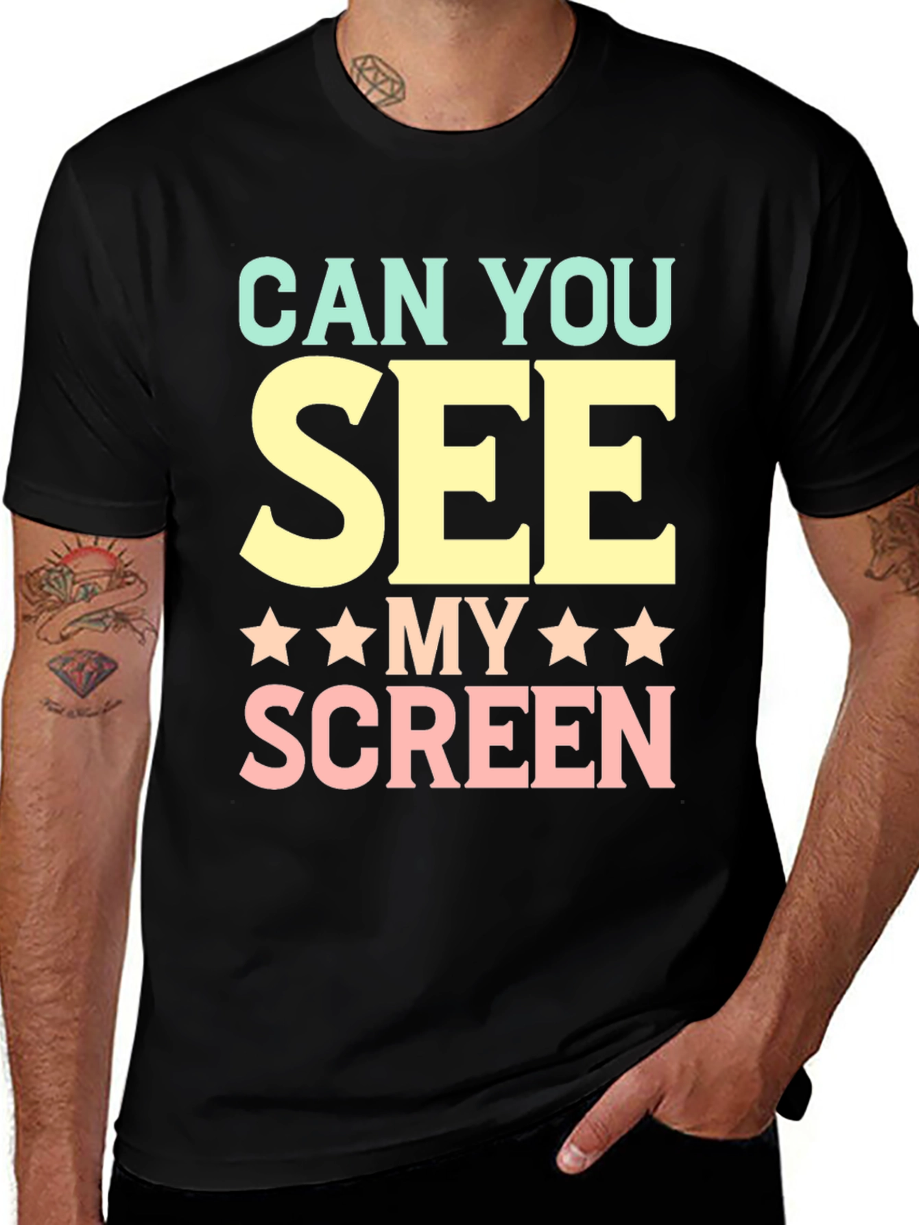 Variant 4 of Can You See My Screen? Graphic T-Shirt