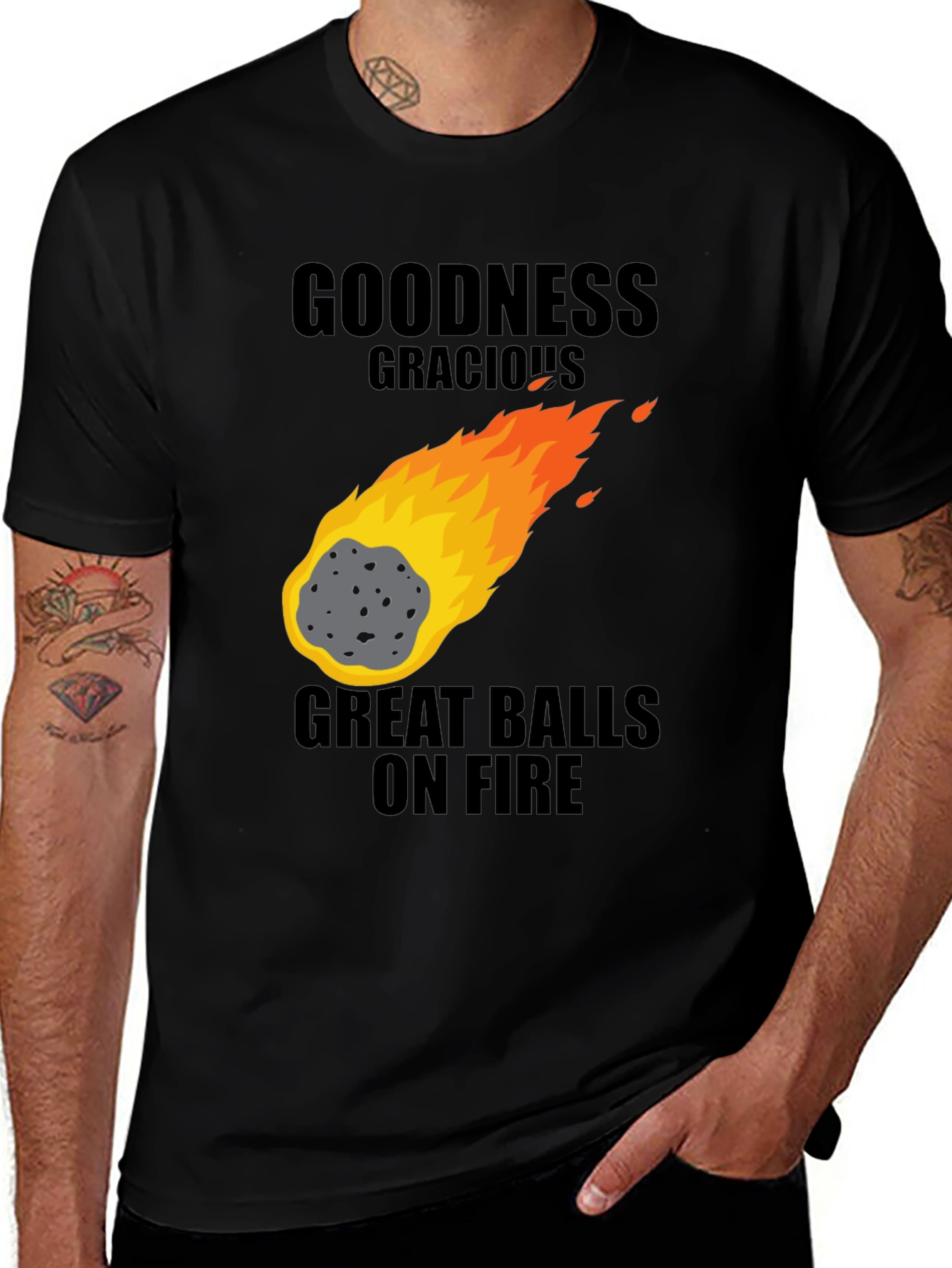 Variant 28 of Goodness Gracious Great Balls on Fire T-Shirt