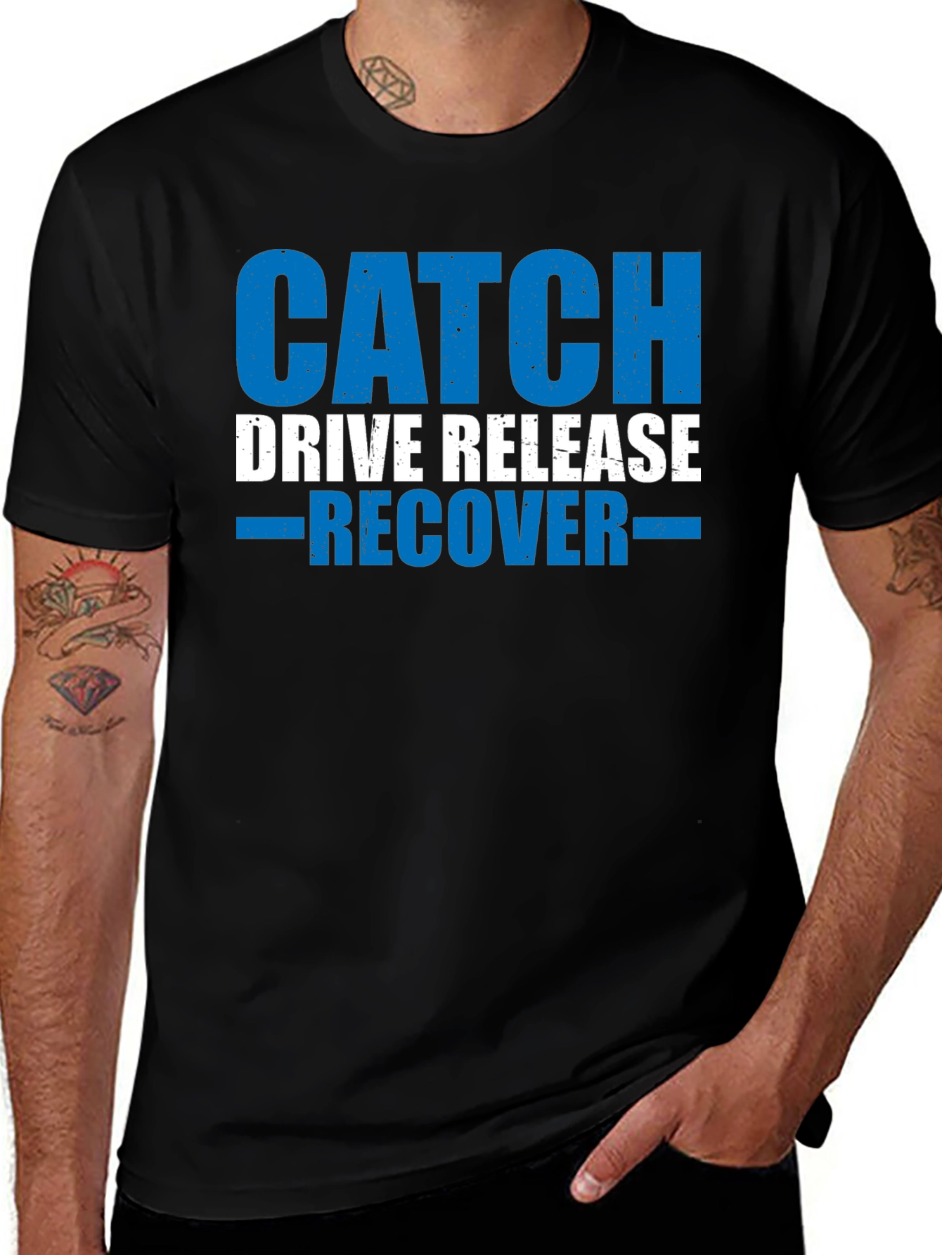 Variant 9 of Catch, Drive, Release, Recover Men's Graphic T-Shirt