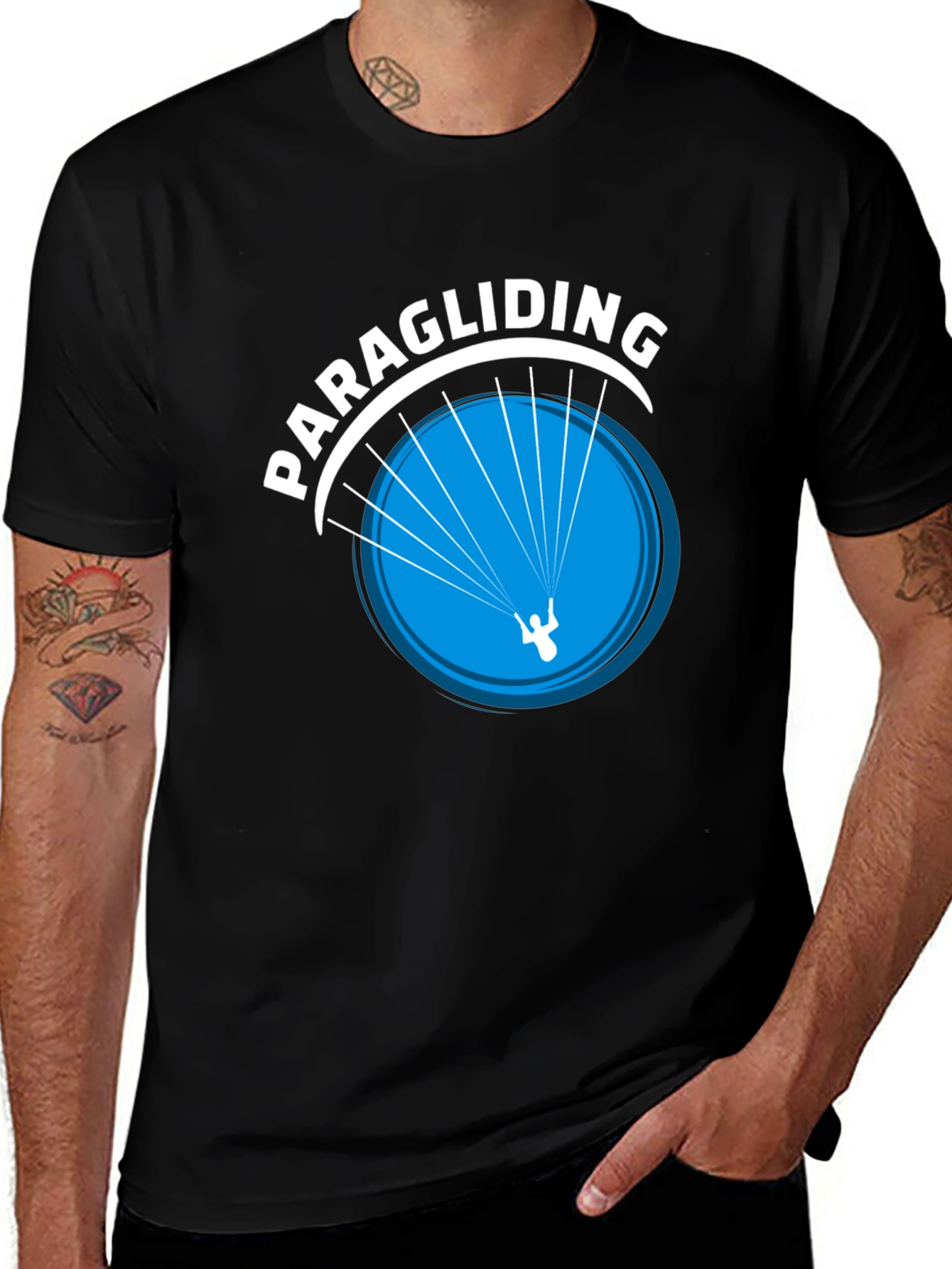 Variant 8 of Paragliding Graphic Tee - Adventure Ready