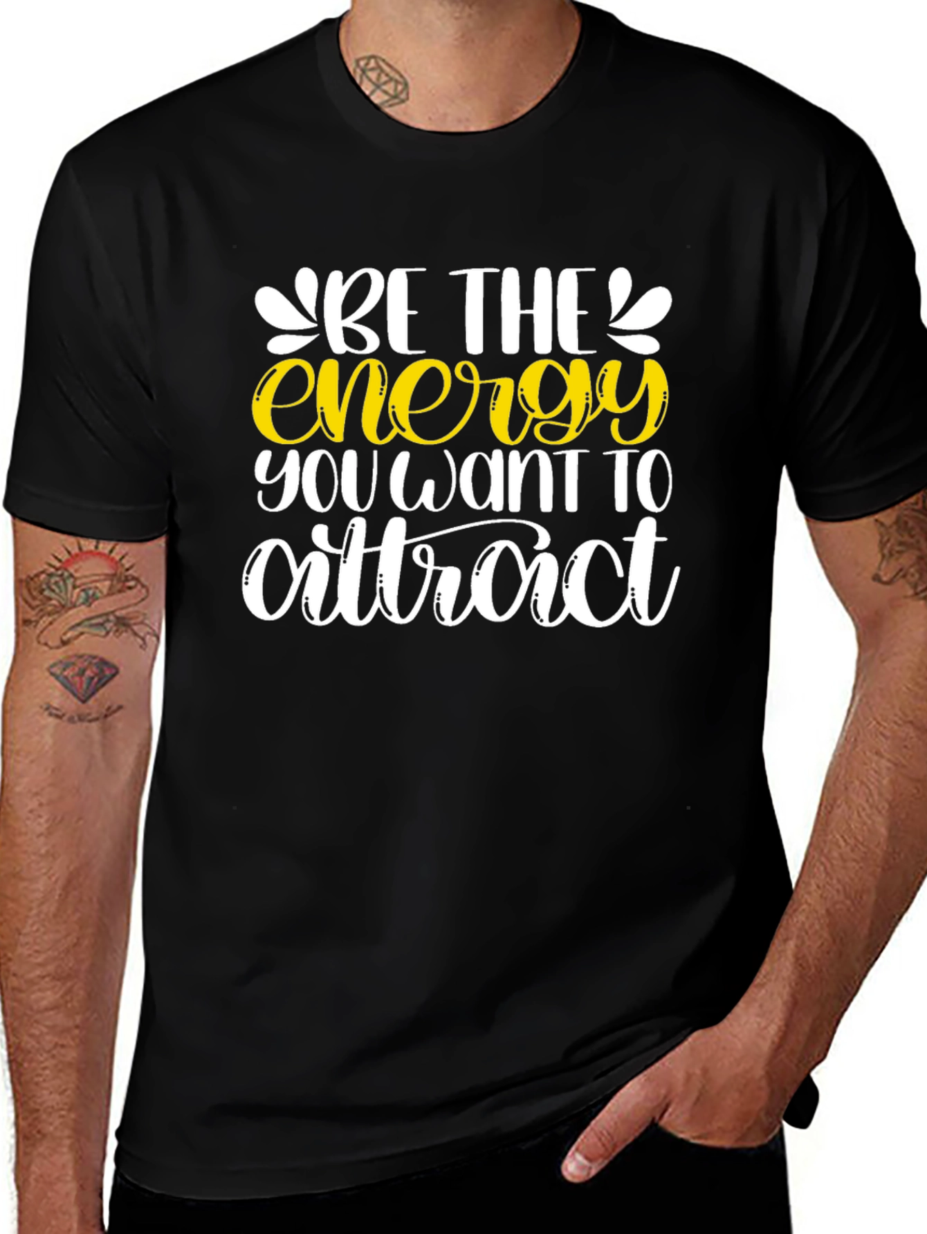 Variant 9 of Be the Energy T-Shirt - Motivational Graphic Tee