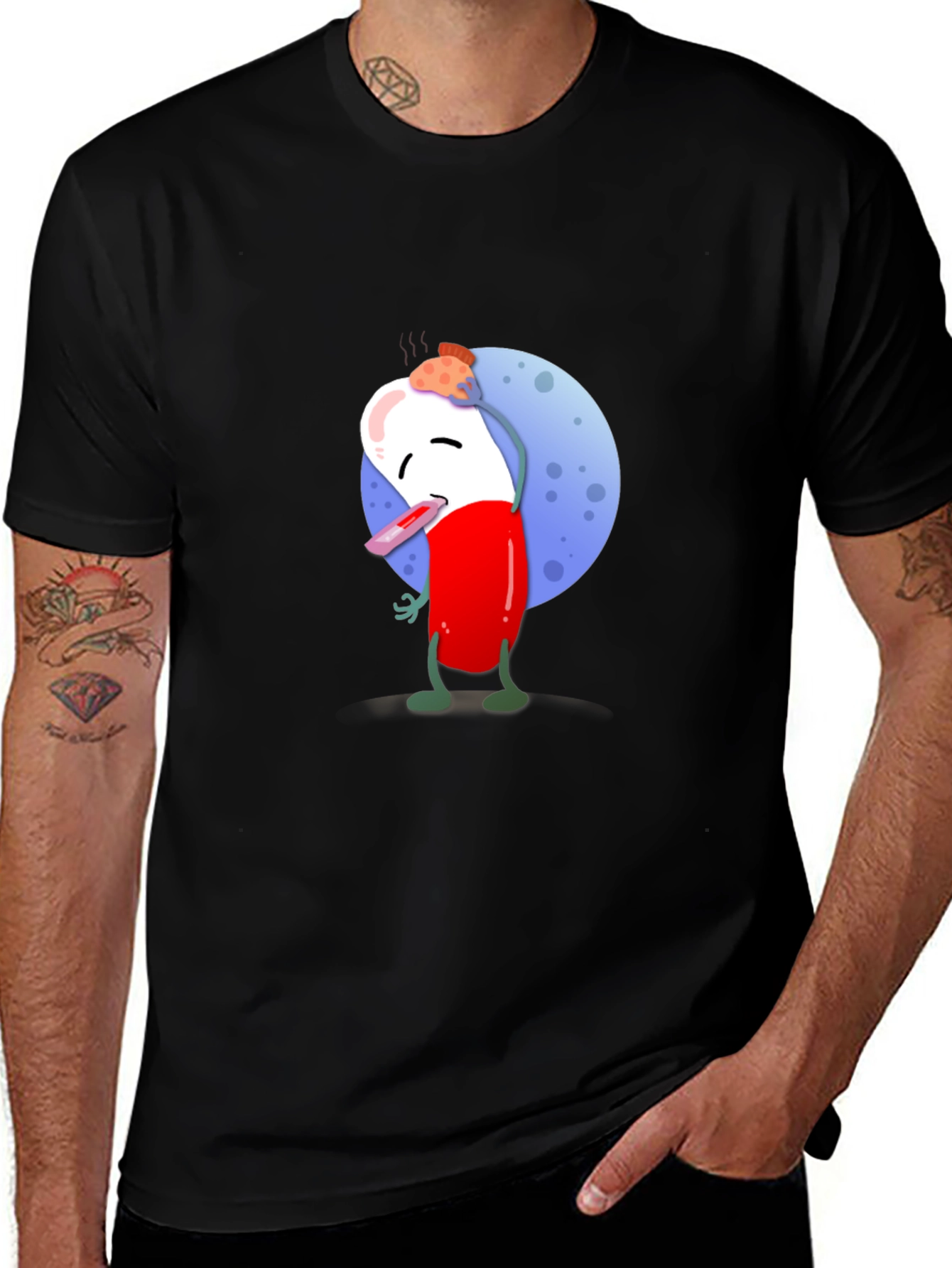 Variant 21 of Funny Cartoon Tooth T-Shirt