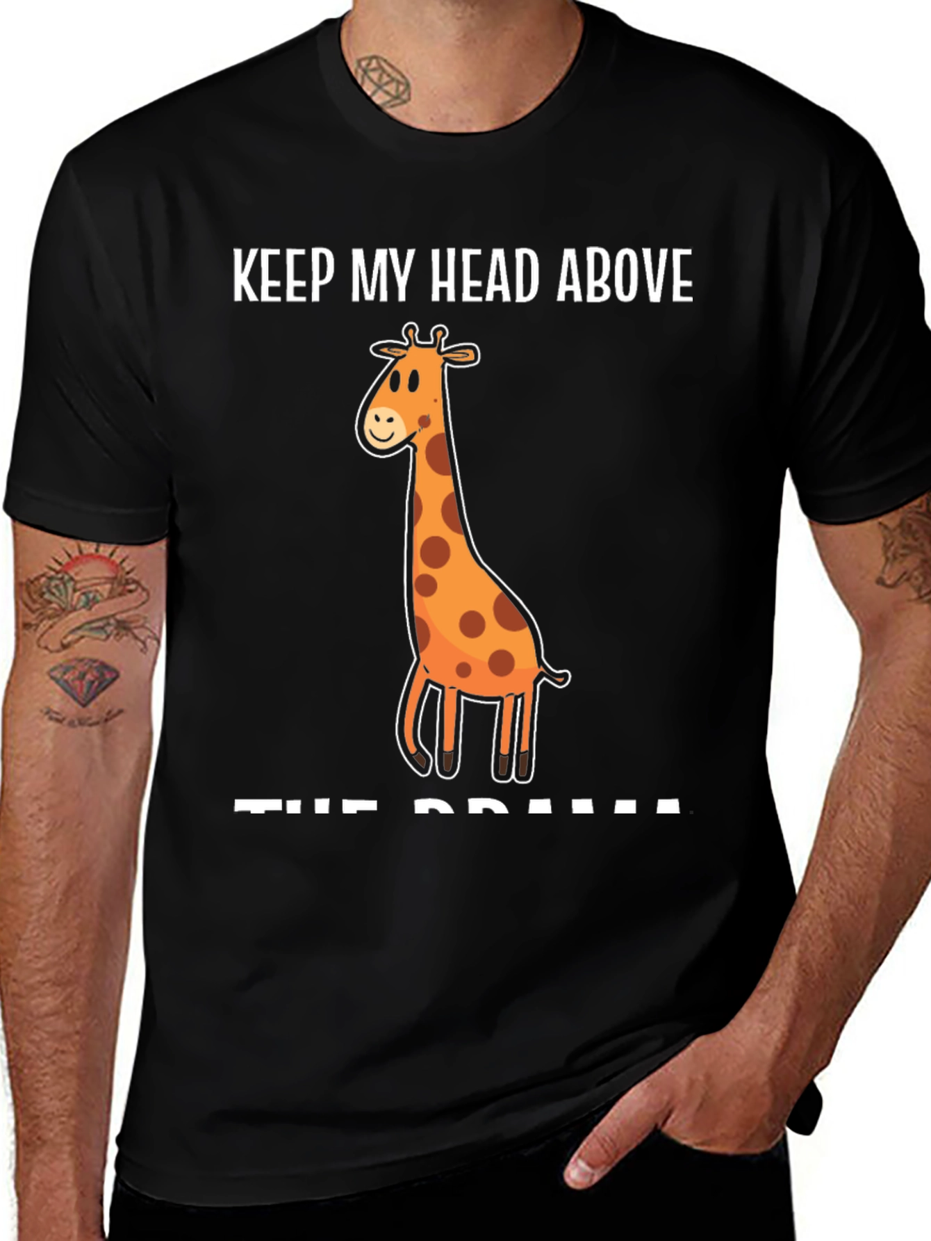 Variant 15 of Keep My Head Above the Drama Giraffe T-Shirt