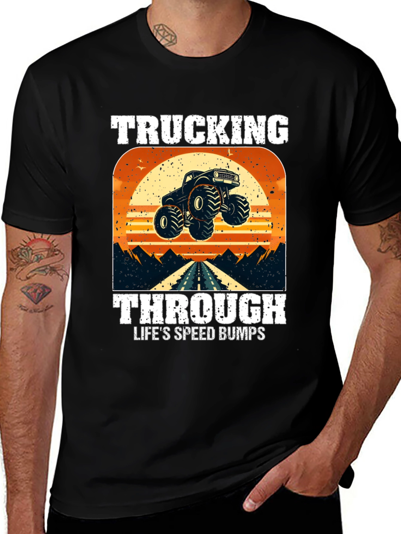 Variant 28 of Trucking Through Life T-Shirt