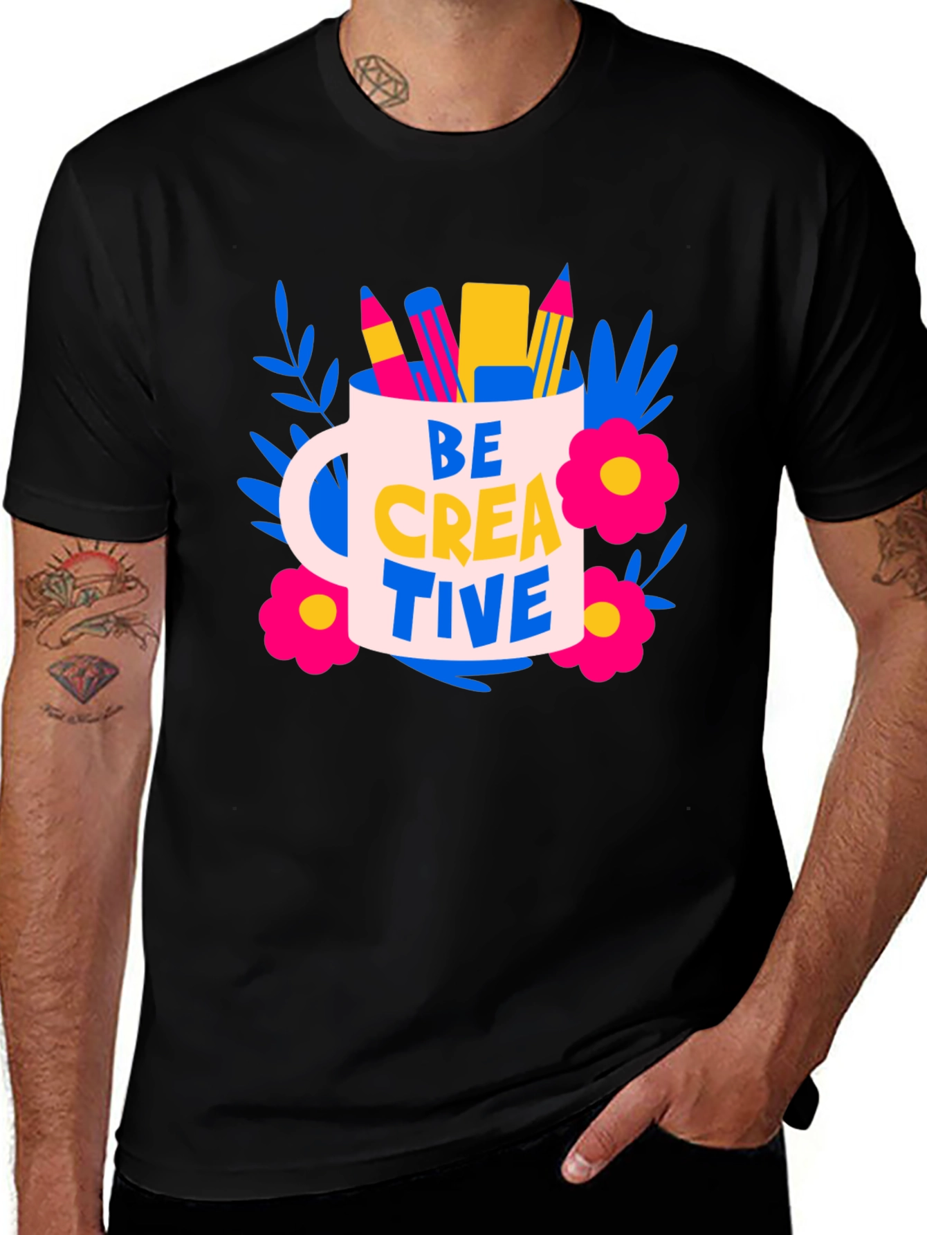 Be Creative T-Shirt - Artistic Design
