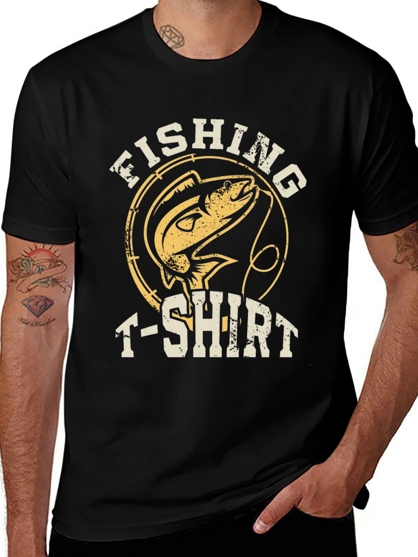 Variant 25 of Fishing T-Shirt | Graphic Tee for Anglers