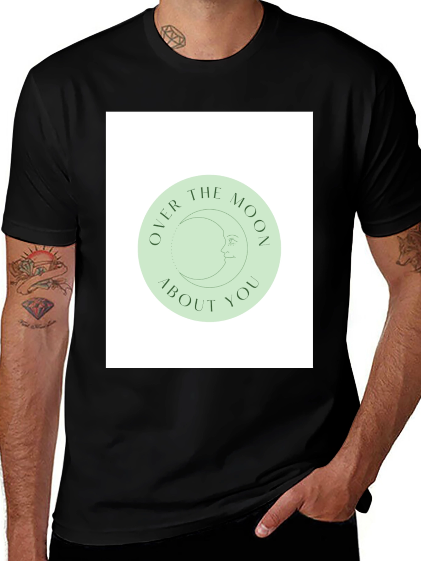 Variant 19 of Over the Moon About You Graphic Tee