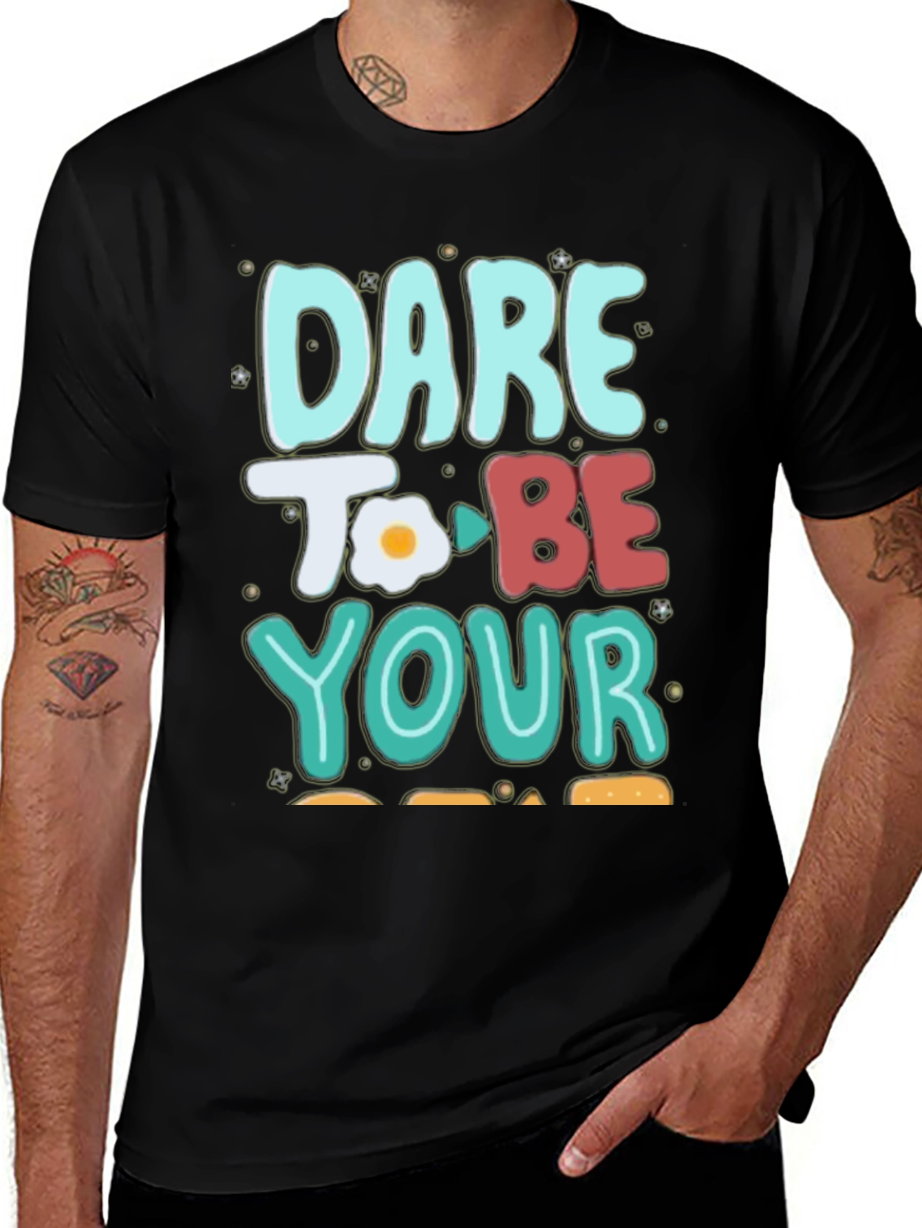 Variant 20 of Dare To Be Your Egg-cellent Self T-Shirt