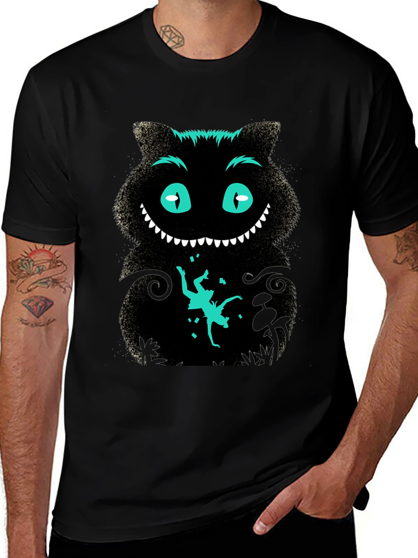 Cheshire Cat T-Shirt - Alice in Wonderland Tee