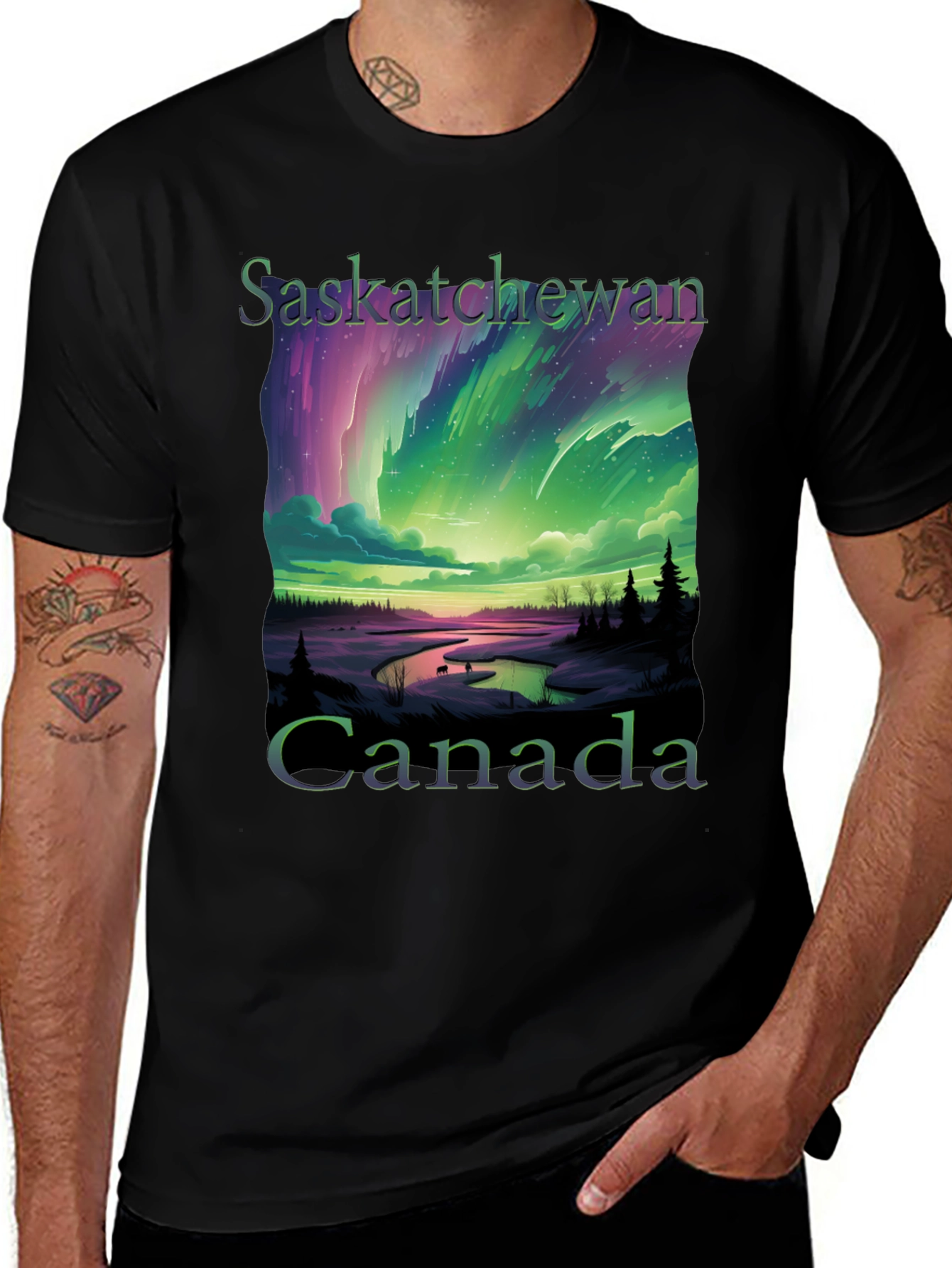 Saskatchewan Canada Graphic T-Shirt