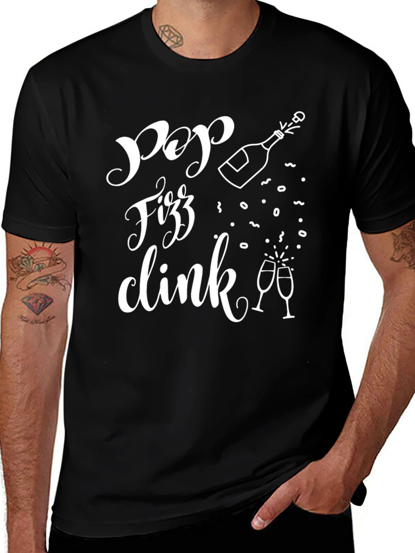 Variant 24 of Pop Fizz Clink Graphic Tee - Celebrate!