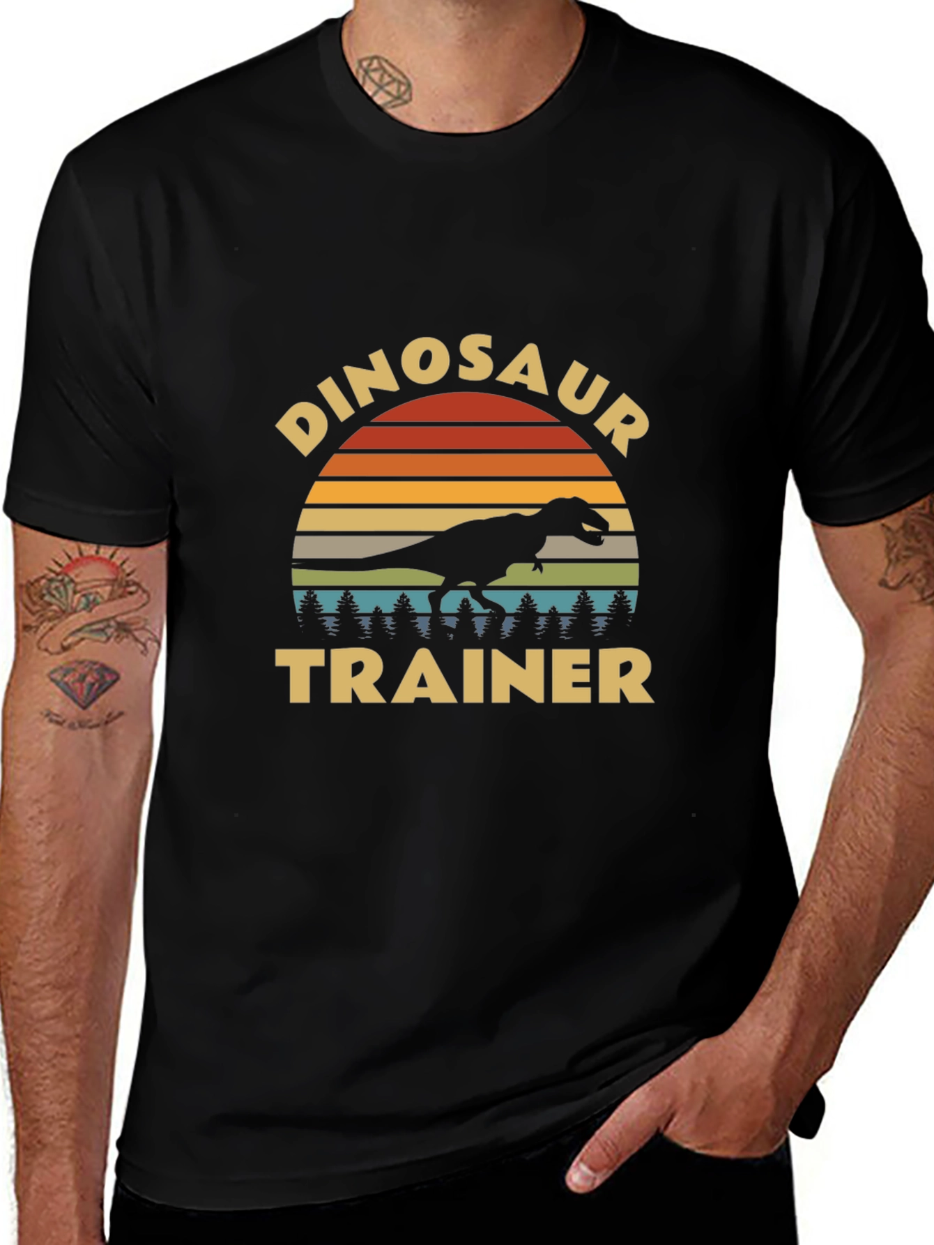Variant 25 of Dinosaur Trainer T-Shirt - Retro Style Design