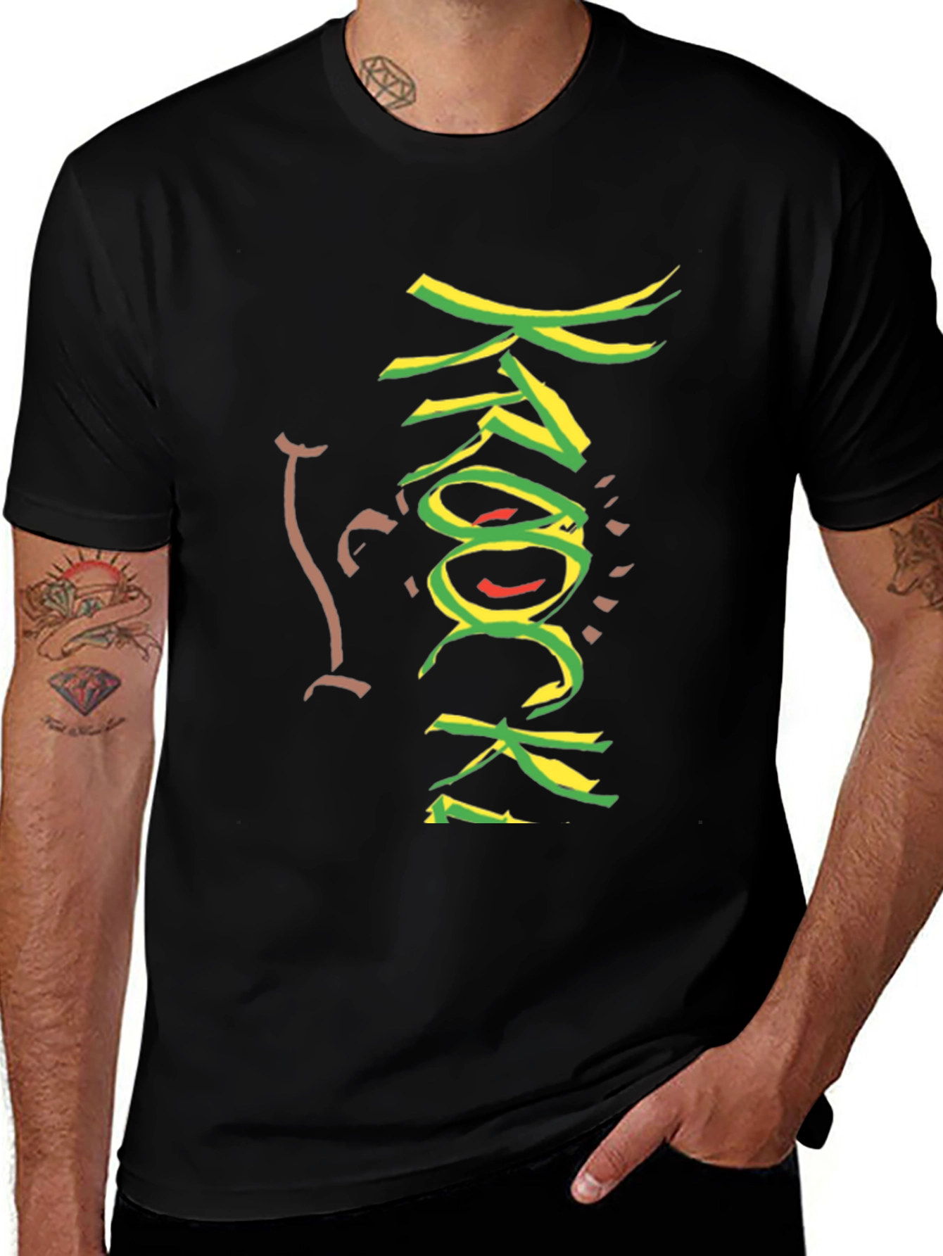 Variant 15 of Cool Krooki Graphic Tee - Stylish & Unique!
