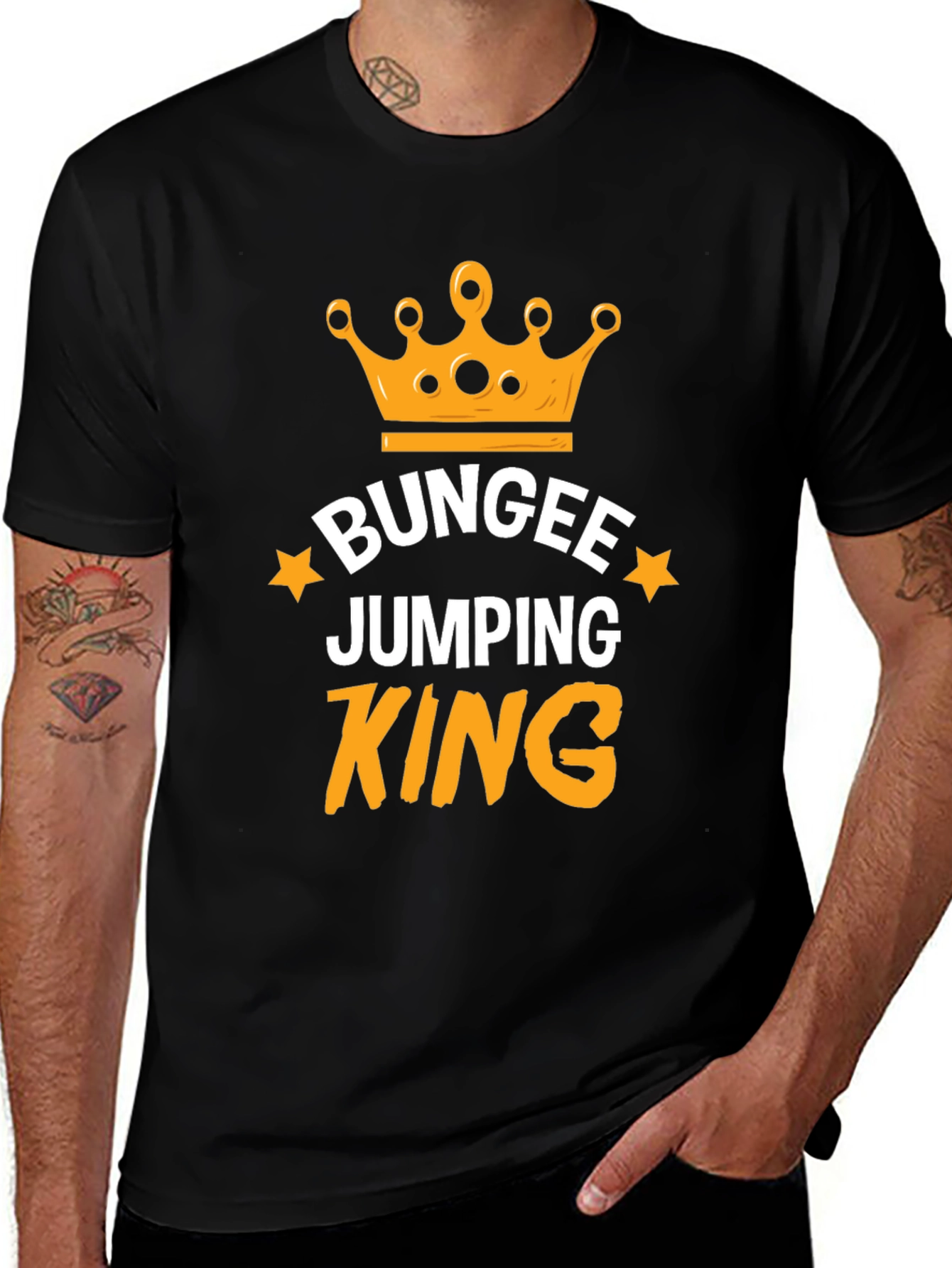 Variant 29 of Bungee Jumping King Graphic Tee