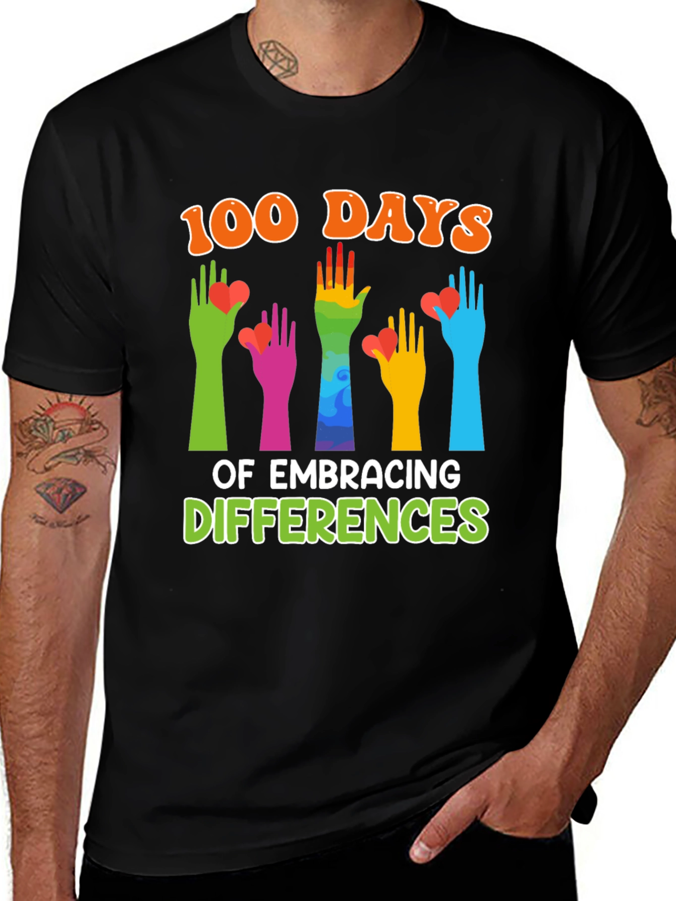 100 Days of Embracing Differences T-Shirt