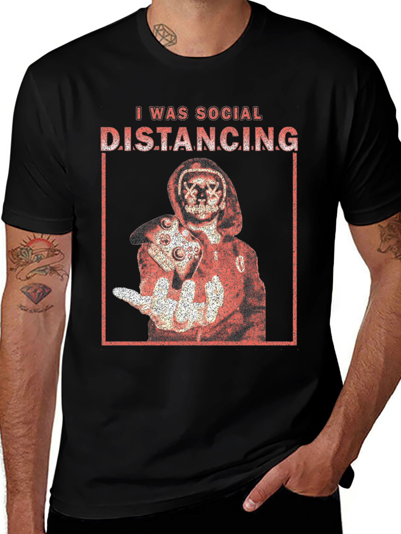 Variant 29 of Social Distancing Graphic T-Shirt